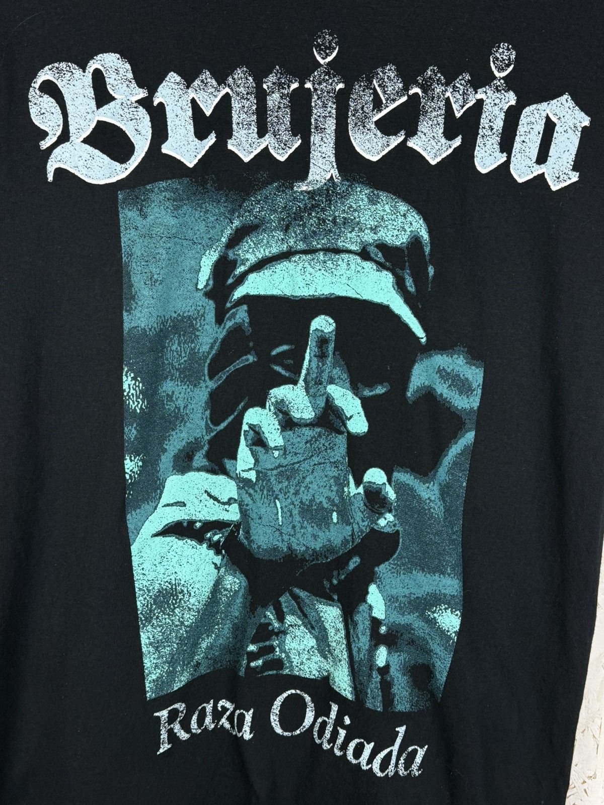 Band Tees Vintage Brujeria Raza Odiada Viva Mexico Metal T-Shirt ~M Size US M / EU 48-50 / 2 - 2 Thumbnail