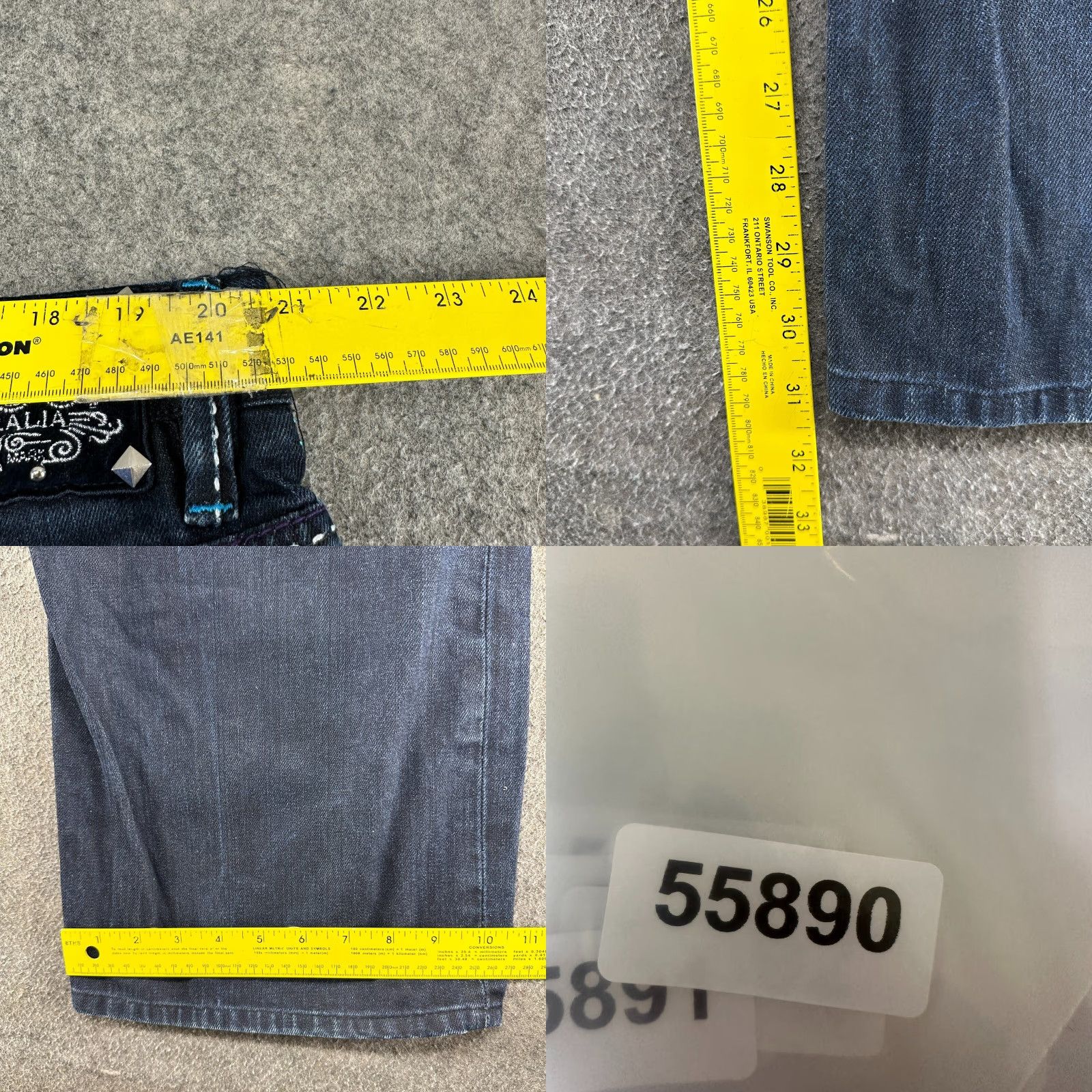 Coogi VINTAGE COOGI Jeans Mens 42x31 Blue Regular Fit Dark Wash Cotton Baggy Loose Skater Y2K Size US 42 / EU 58 - 9 Thumbnail