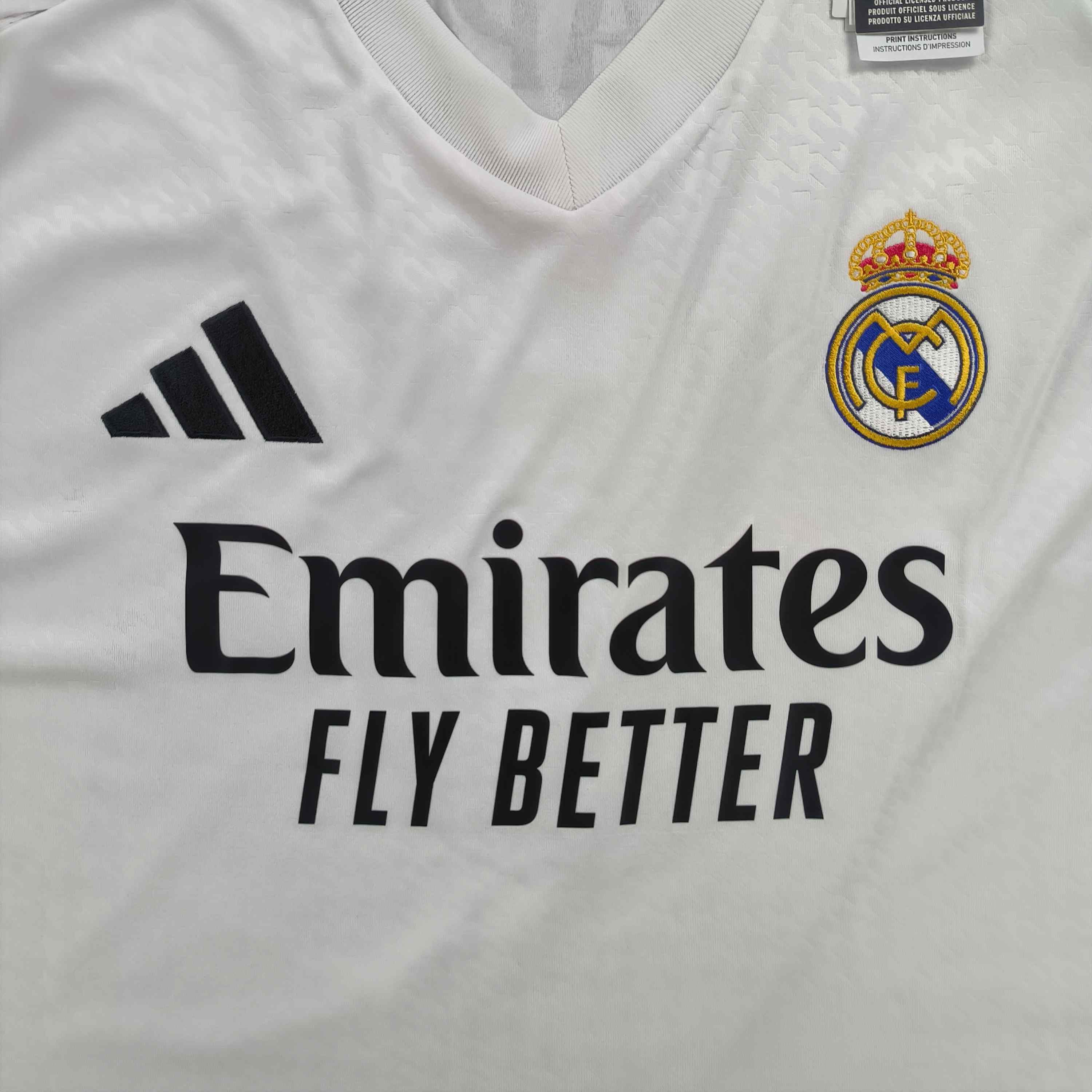 Adidas NEW Real Madrid 24-25 Adidas home Mbappé football jersey XXL Size US XXL / EU 58 / 5 - 3 Thumbnail