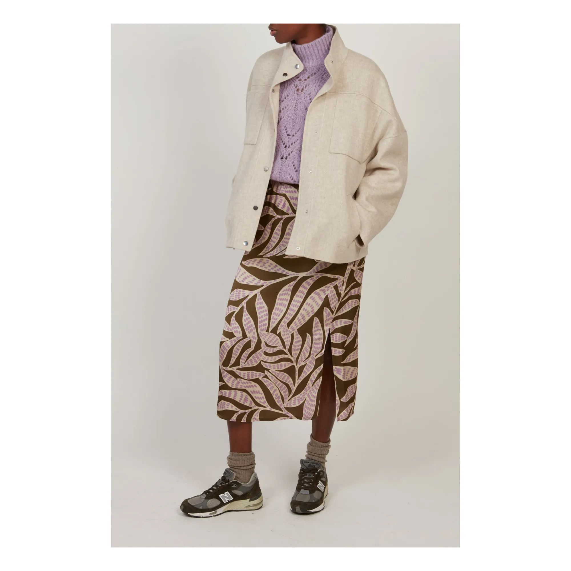 Hartford Hartford Vicco Wool Relaxed Fit Jacket Coat Natural Size L / US 10 / IT 46 - 2 Thumbnail