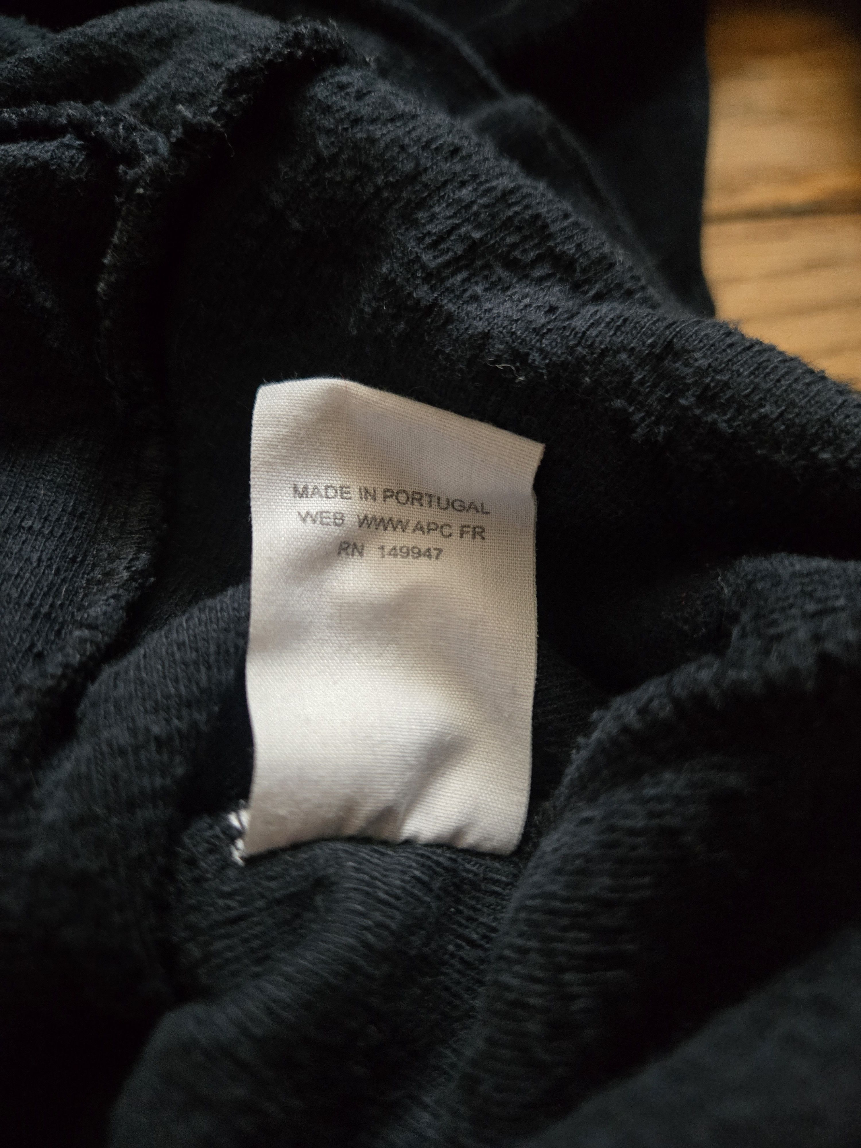 A.P.C. APC Paris M Bike Ribbed Blue Velvet Half Zip Sweatshirt Size US M / EU 48-50 / 2 - 4 Thumbnail