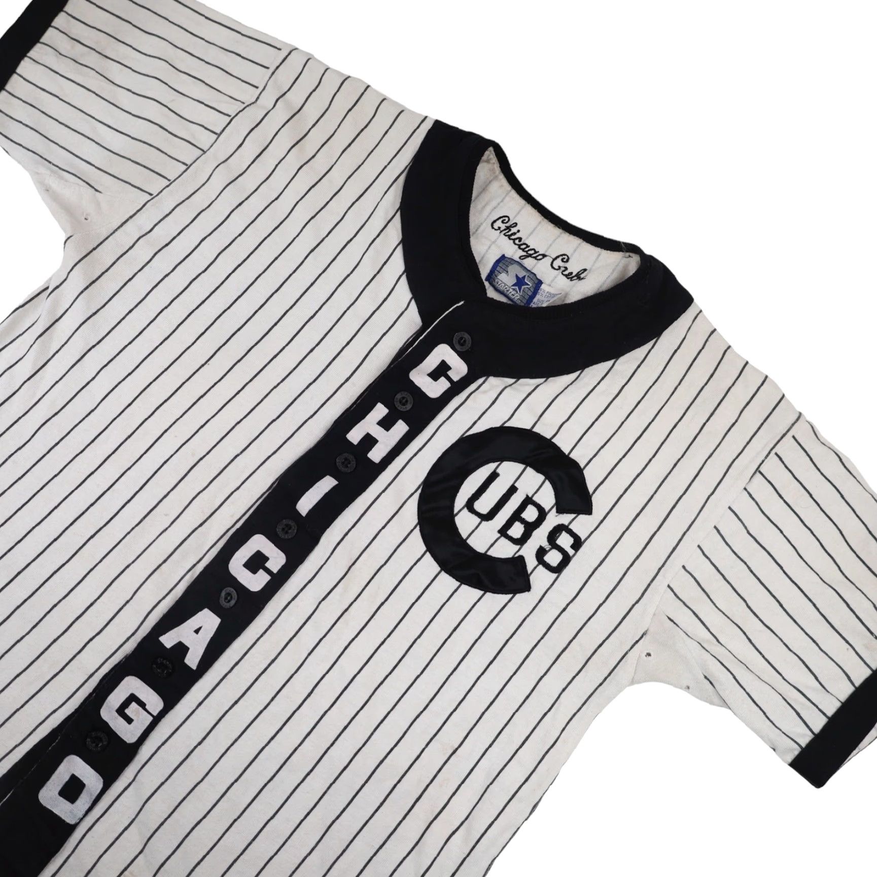 Starter VINTAGE Starter Chicago Cubs 1907 Edition Baseball Jersey White Shirt Mens Large Baseball Jersey White Cubs 1907 Edition Mens Large Size US L / EU 52-54 / 3 - 2 Thumbnail