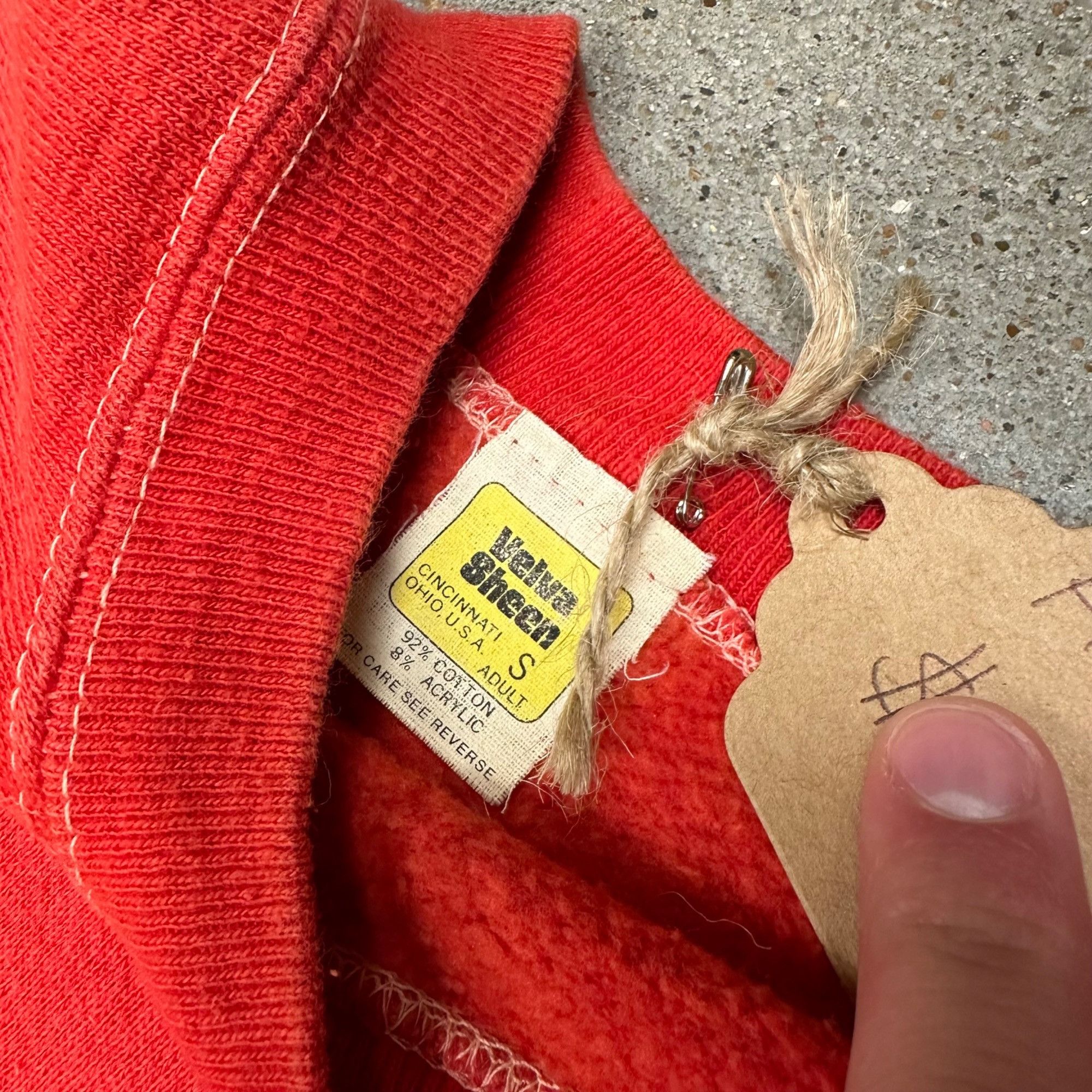 Vintage Vintage 50s/60s Henderson State Flock Cotton Shortsleeve Swe Size US S / EU 44-46 / 1 - 3 Thumbnail