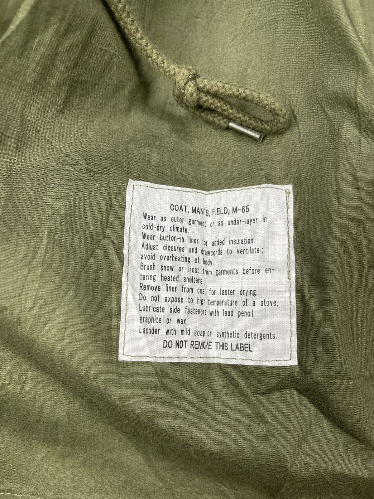 Vintage Military Houston Inc Coat Mens M-65 Field Jackets Size US M / EU 48-50 / 2 - 15 Thumbnail
