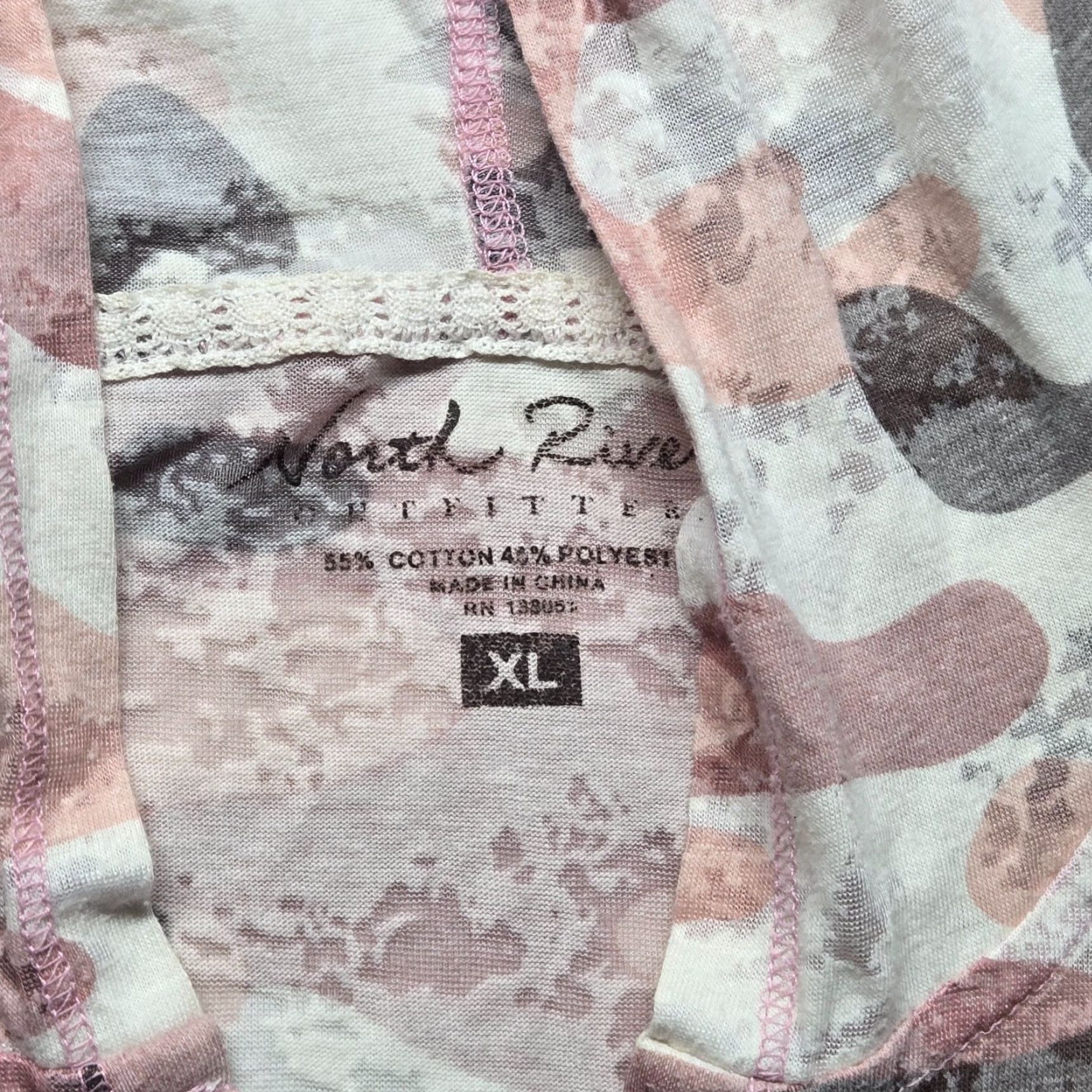 Vintage VINTAGE North River Outfitters Pink Camo Hoodie Adult Women's XL Lightweight Regular Fit Size XL / US 12-14 / IT 48-50 - 3 Thumbnail