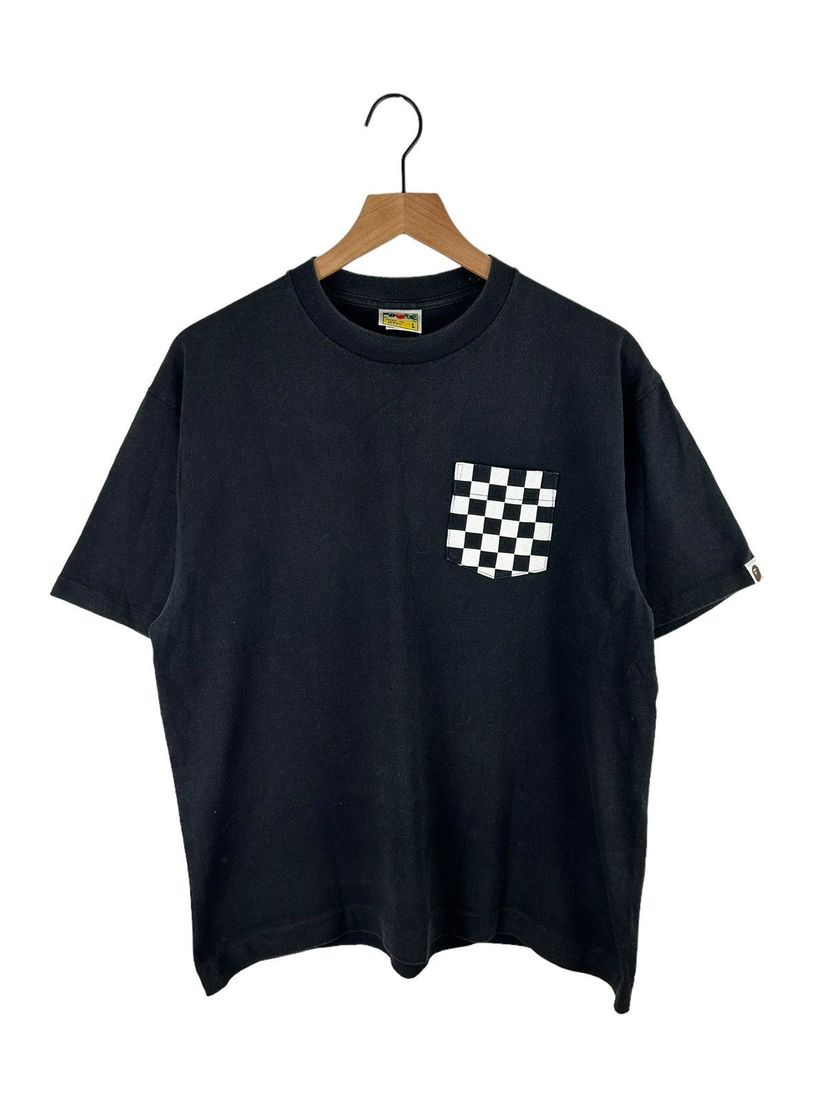 Bape Bape Checker Logo Print T-Shirt Size US L / EU 52-54 / 3 - 1 Thumbnail