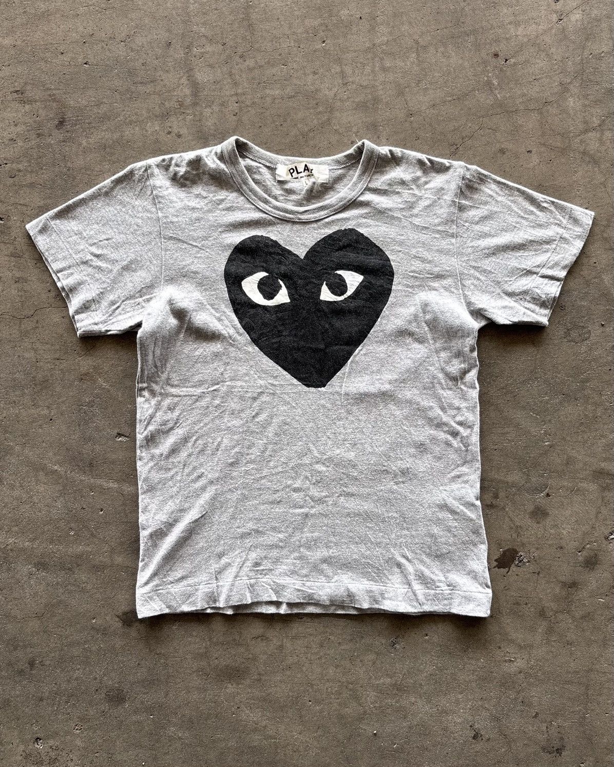 Comme des Garcons PLAY Comme Des Garcons Grey Tee Size US S / EU 44-46 / 1 - 1 Thumbnail