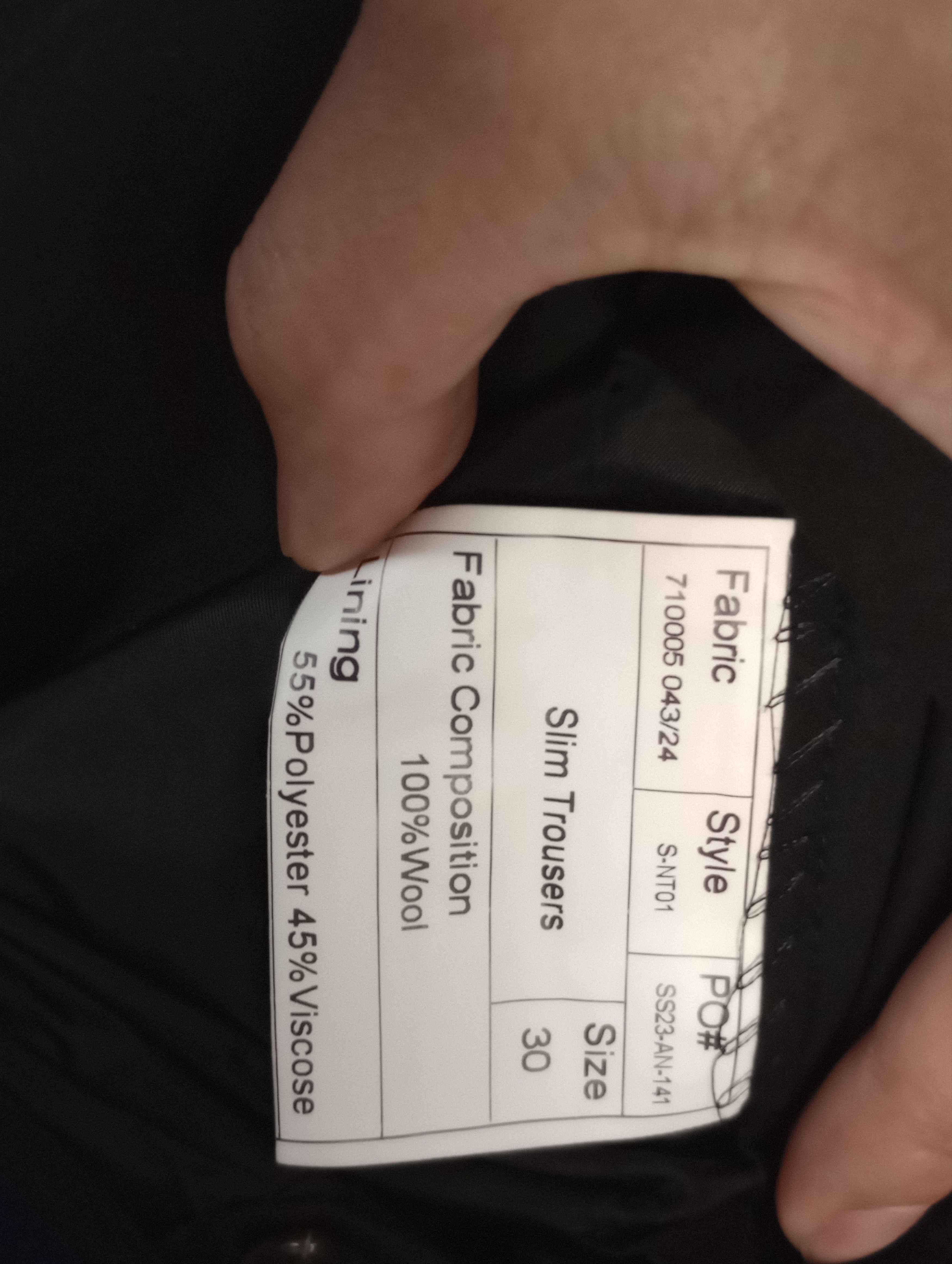 Spier & Mackay Spier And Mackay Slim Trouser W30 - Indigo Blue Size 36R - 9 Thumbnail
