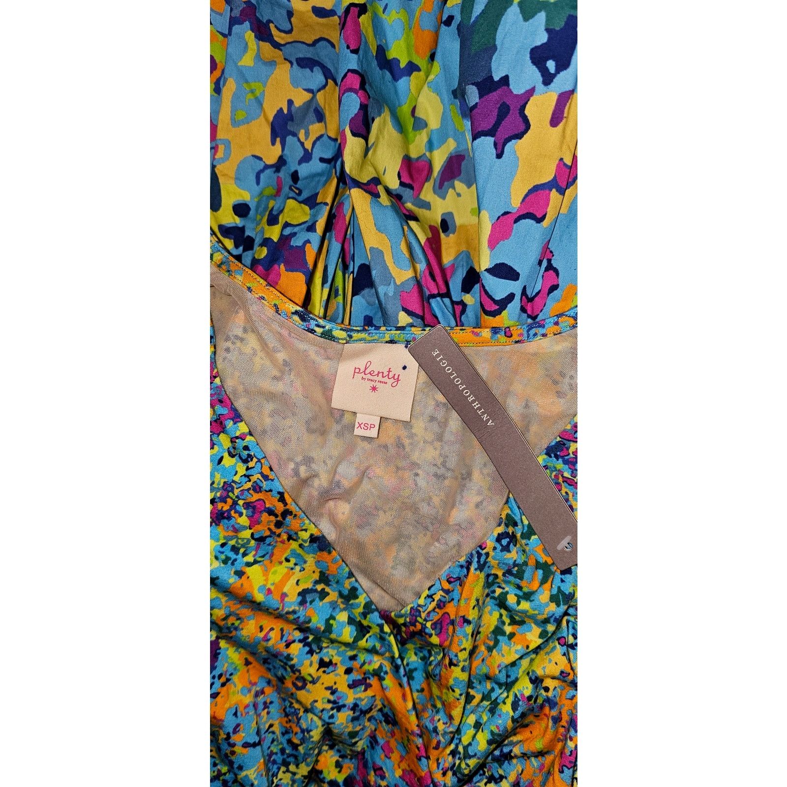 Anthropologie New Plenty by Tracy Reese V-Neck Bubble Dress $230 XSP Size XS / US 0-2 / IT 36-38 - 5 Thumbnail