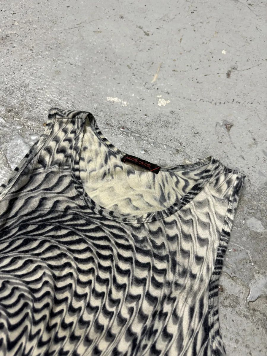 Roberto Cavalli SS2001 Roberto Cavalli Hallucination Tornado Tank Top Size XS / US 0-2 / IT 36-38 - 9 Thumbnail
