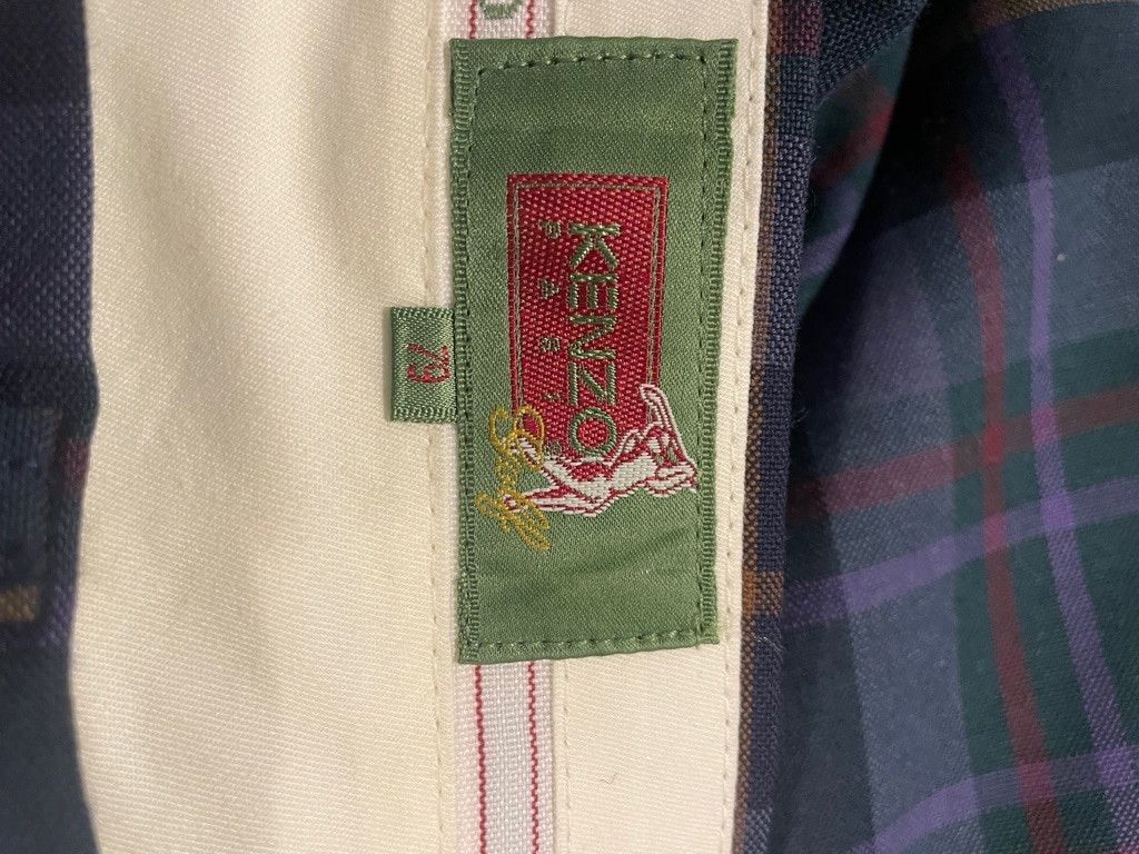 Kenzo VINTAGE Men's Kenzo GOLF Plaid Pants Size 30 Blue Green Size US 30 / EU 46 - 7 Thumbnail