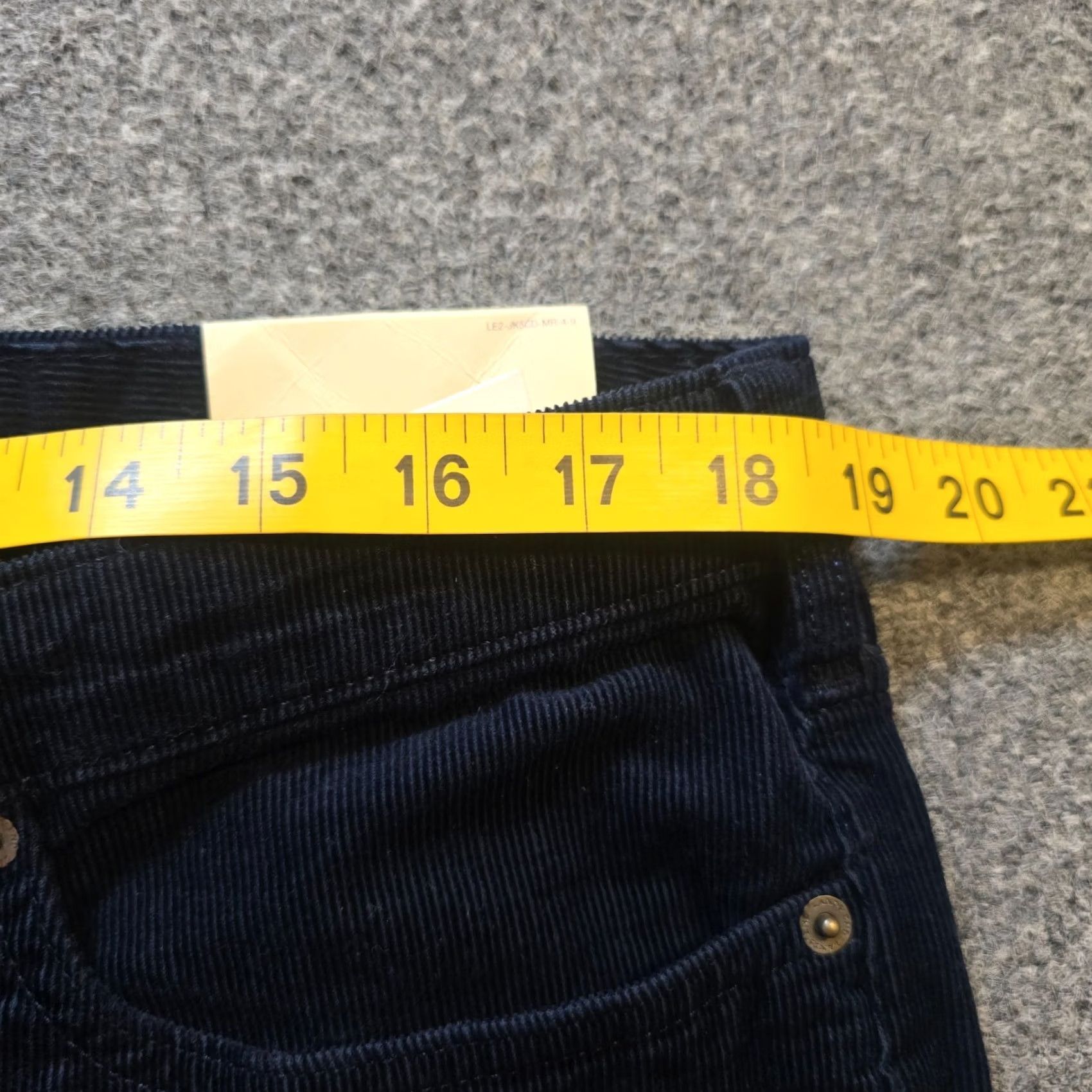 Lands' End Lands' End Pants Womens 16W Blue Mid Rise Straight Corduroy Capsule Preppy Pants Size 38" / US 16 / IT 52 - 7 Thumbnail