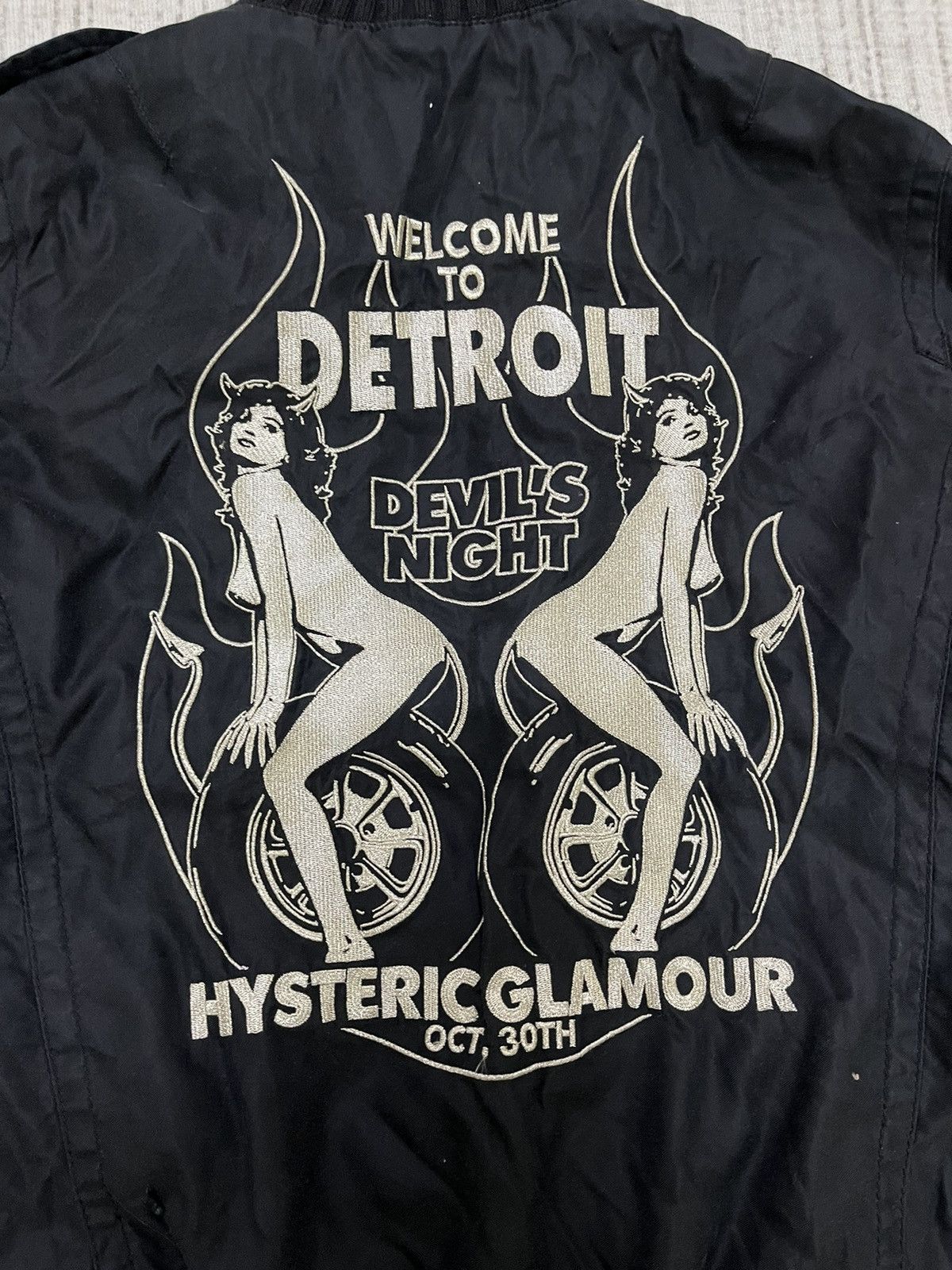 Hysteric Glamour × Japanese Brand × Vintage 90s Hysteric glamour detroit punk bomber jacket Size US S / EU 44-46 / 1 - 3 Thumbnail