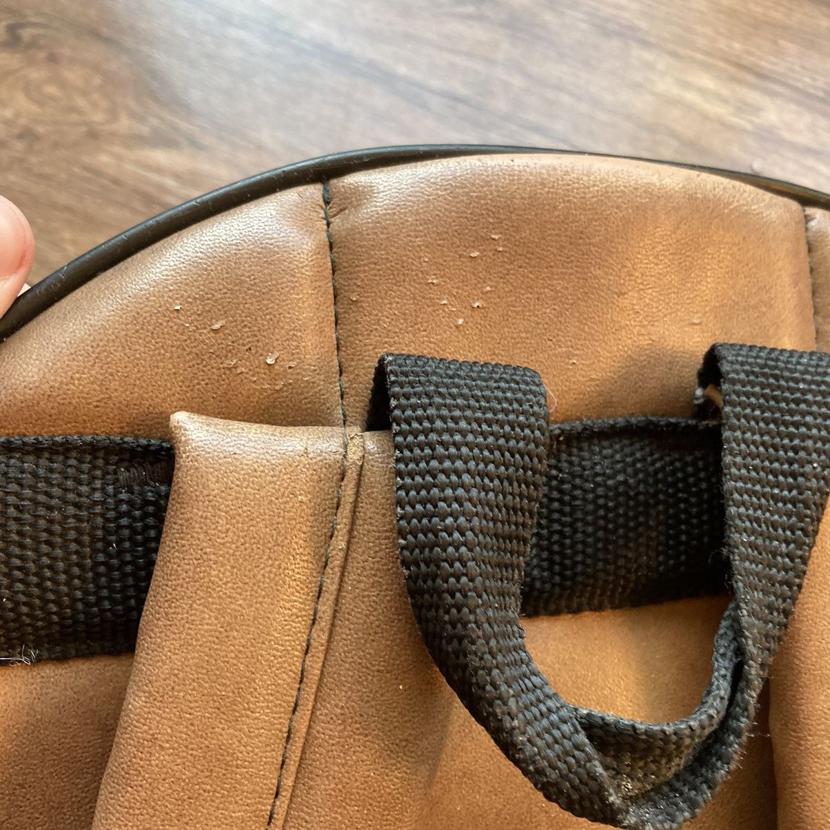 Adidas Vintage Brown Adidas Leather Bag Gucci style Size ONE SIZE - 5 Thumbnail