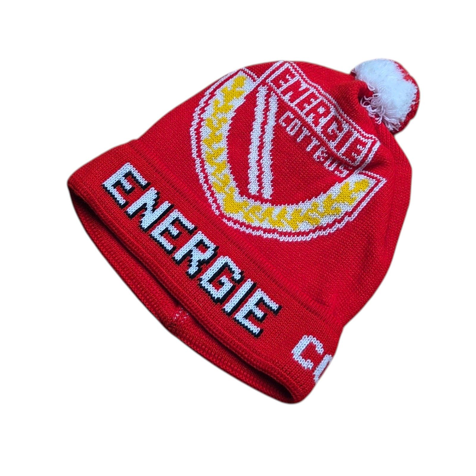 Vintage Energie Cottbus Germany Football Soccer Winter Beanie Hat Size ONE SIZE - 2 Thumbnail