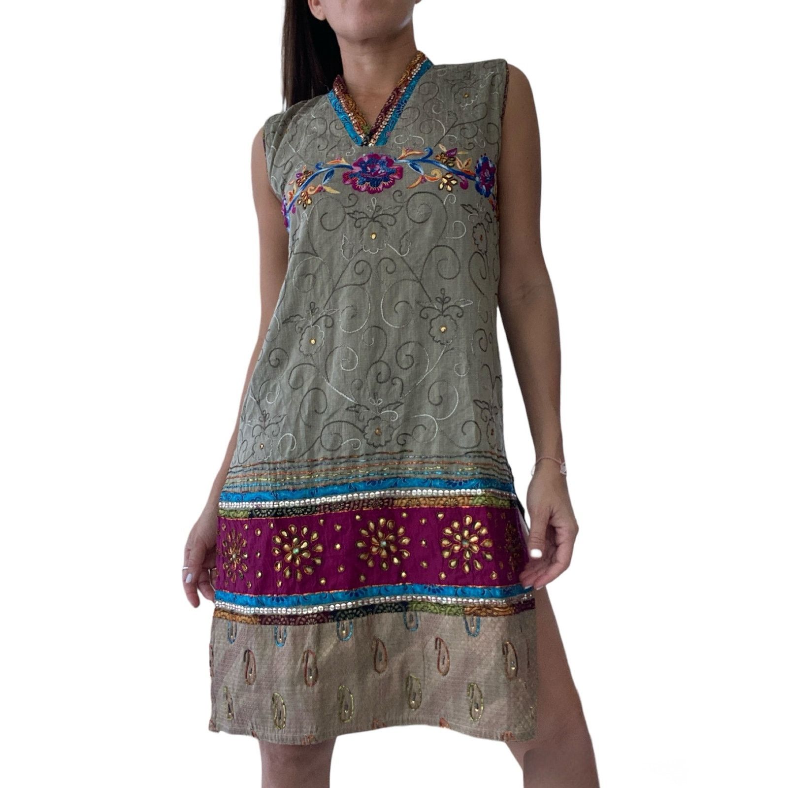 NBDN Nobrandedon ETHNIC TUNIC | SMALL Size S / US 4 / IT 40 - 1 Thumbnail