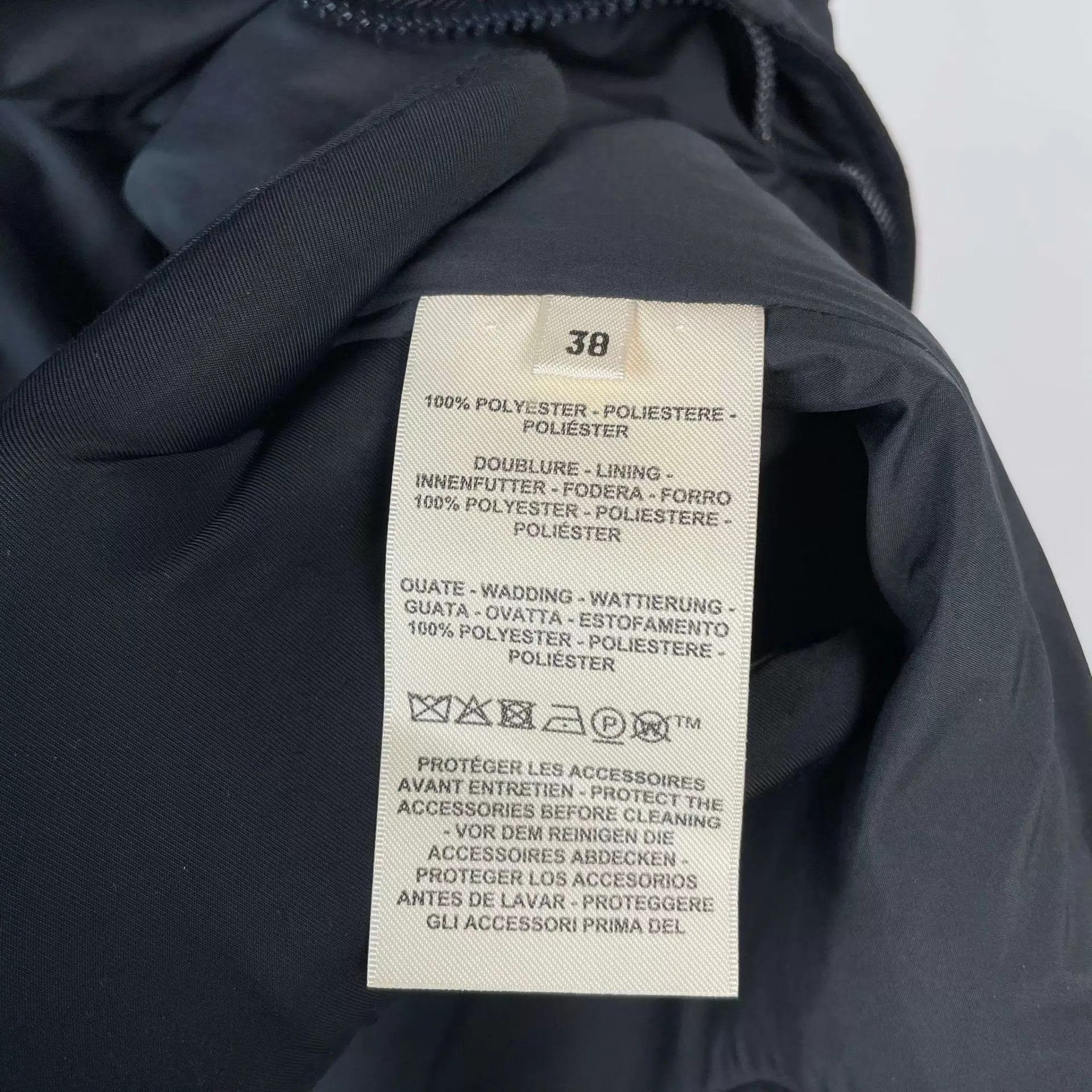 Hermes Hermès cotton jacket S black no accessories Size S / US 4 / IT 40 - 6 Thumbnail