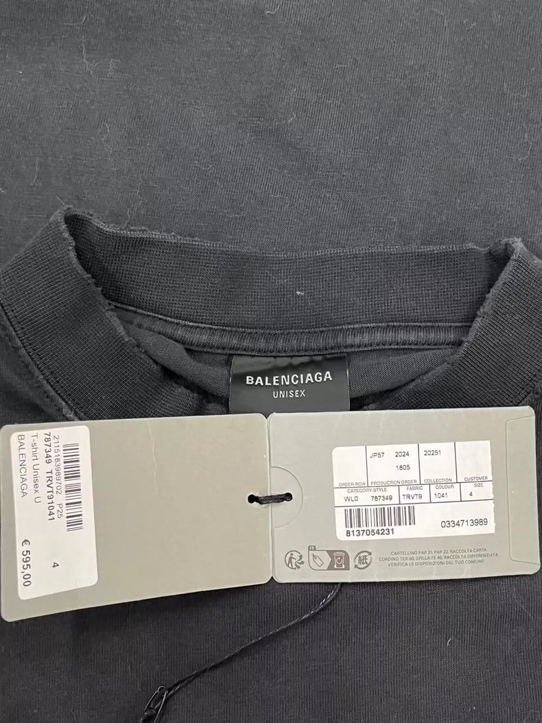 Balenciaga Balenciaga Letter print pullover half-high collar loose dr Size US XL / EU 56 / 4 - 4 Thumbnail