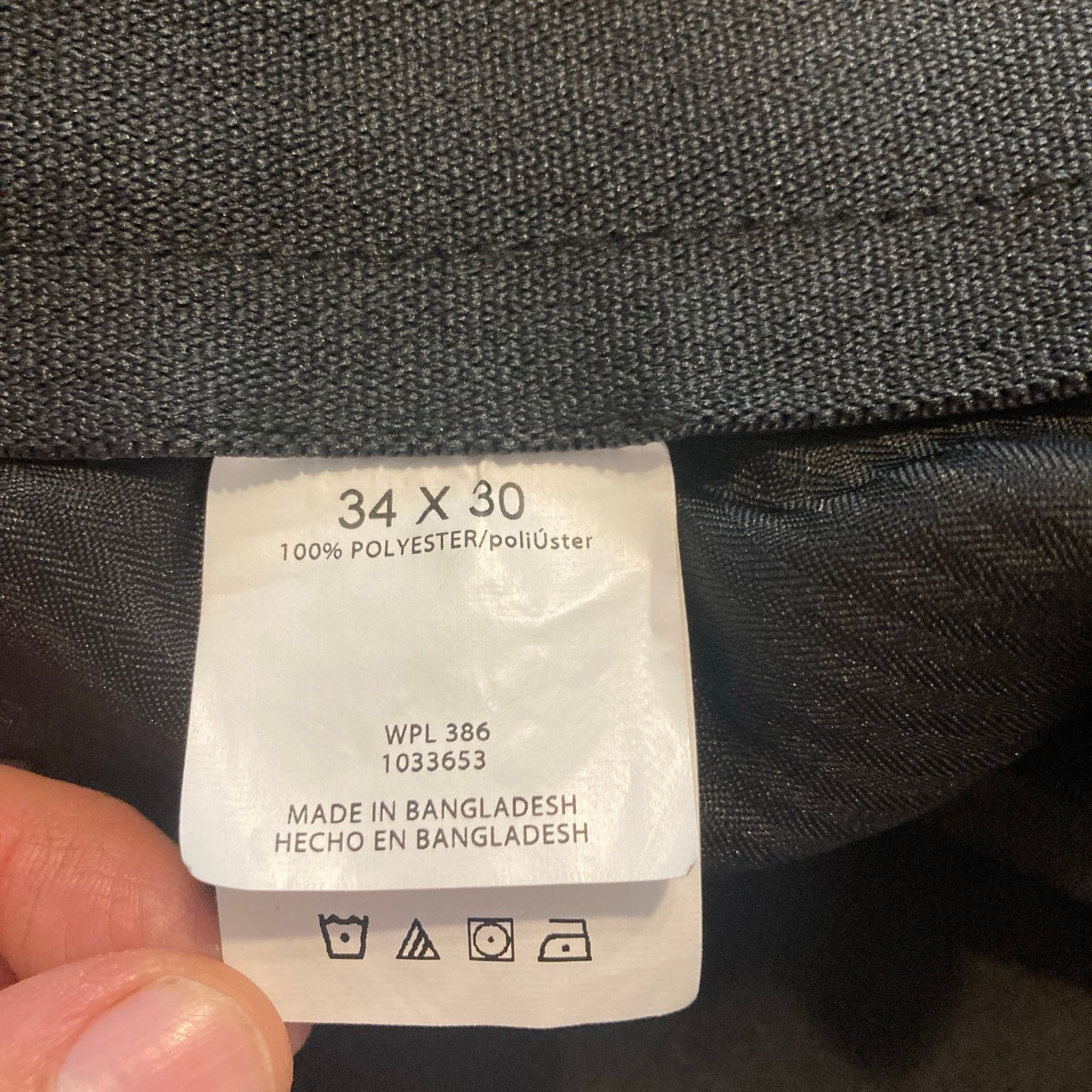 Haggar Haggar H26 Black Premium Straight Men’s Formal Dress Pants Size US 34 / EU 50 - 10 Thumbnail
