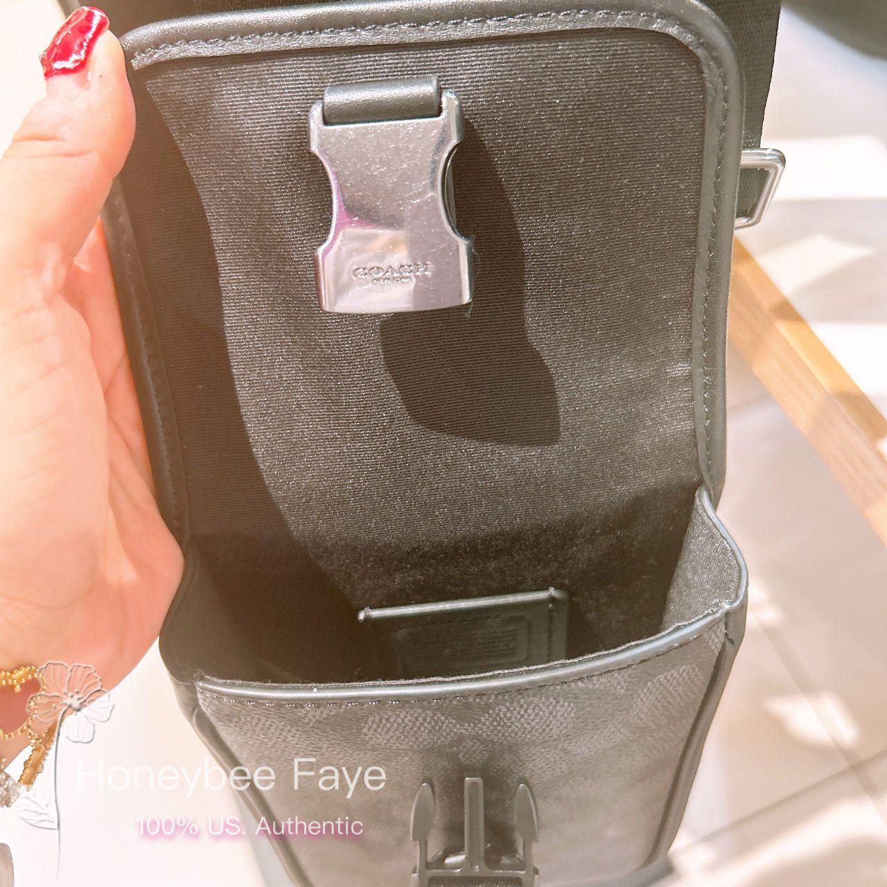 Coach Racer Phone Crossbody In Signature CT885 Size ONE SIZE - 4 Thumbnail
