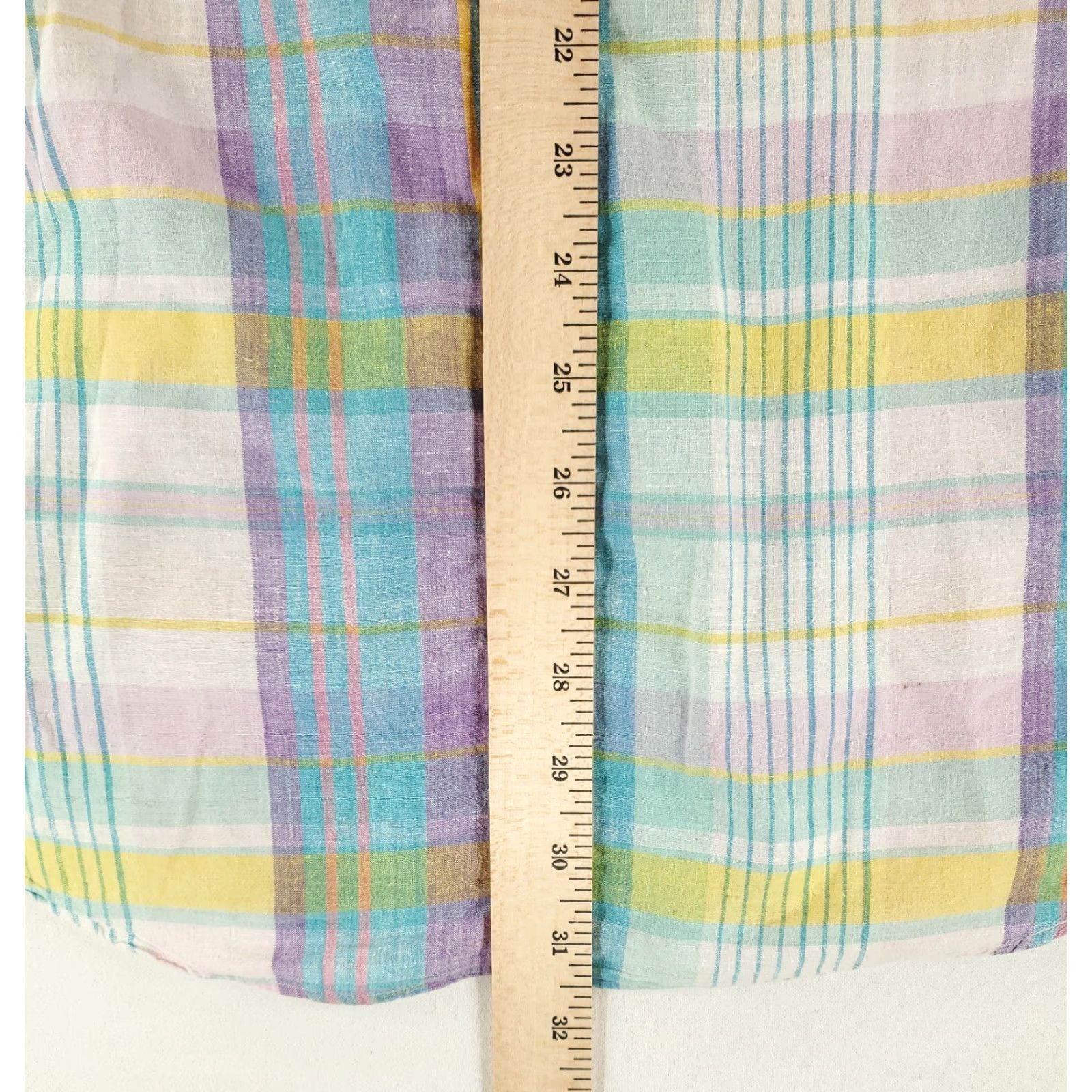 Ralph Lauren Ralph Lauren Madras Button Down Shirt Long Sleeve Pastel Plaid Mens L Multicolor Shirt Size US L / EU 52-54 / 3 - 6 Thumbnail