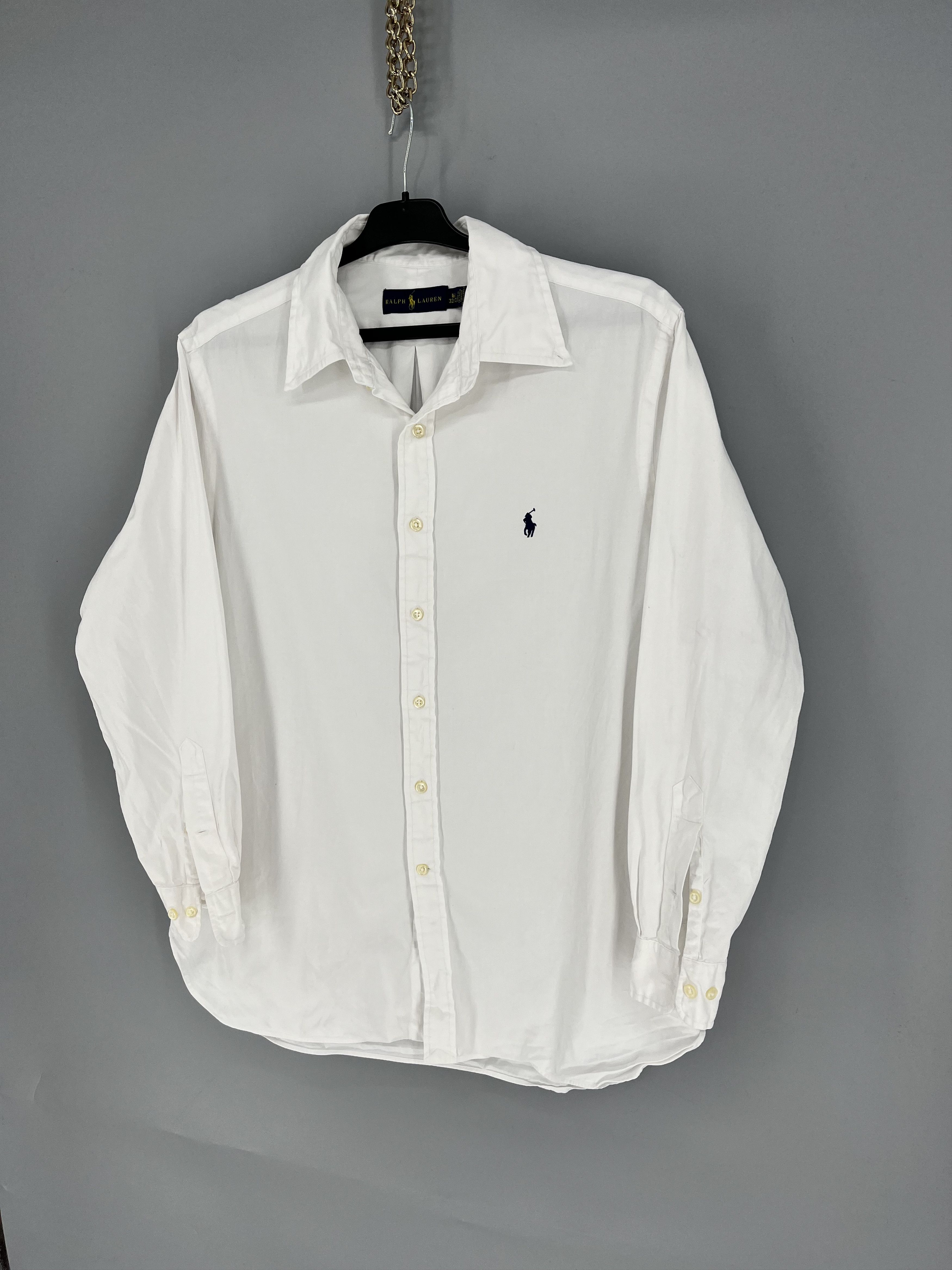 Polo Ralph Lauren Vintage White Shirt Polo Ralph Lauren Size XL Rare Size US XL / EU 56 / 4 - 3 Thumbnail