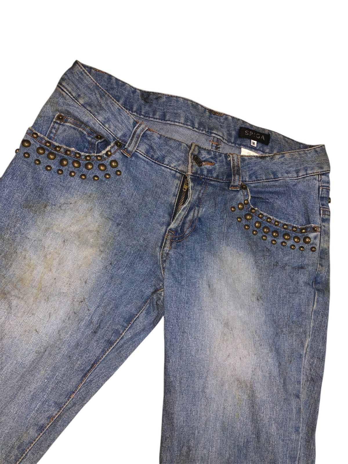 Designer × Japanese Brand SPIGA JEANS N-061402 Size 30" / US 8 / IT 44 - 2 Thumbnail