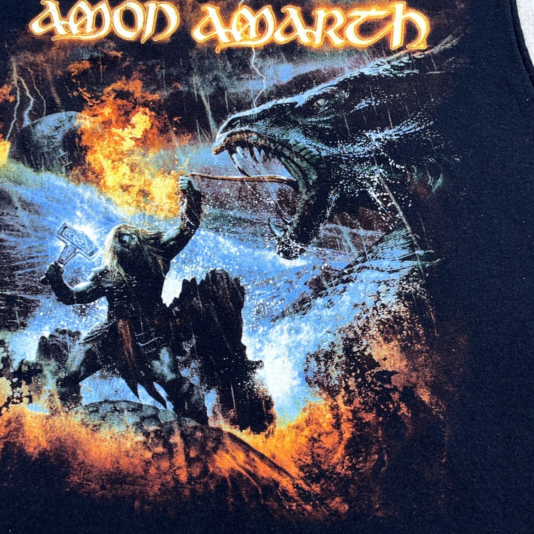 Anvil AMON AMARTH Shirt Men XL Dragon Twilight of the Thunder God 2008 Tour Black Tank Size US XL / EU 56 / 4 - 3 Thumbnail