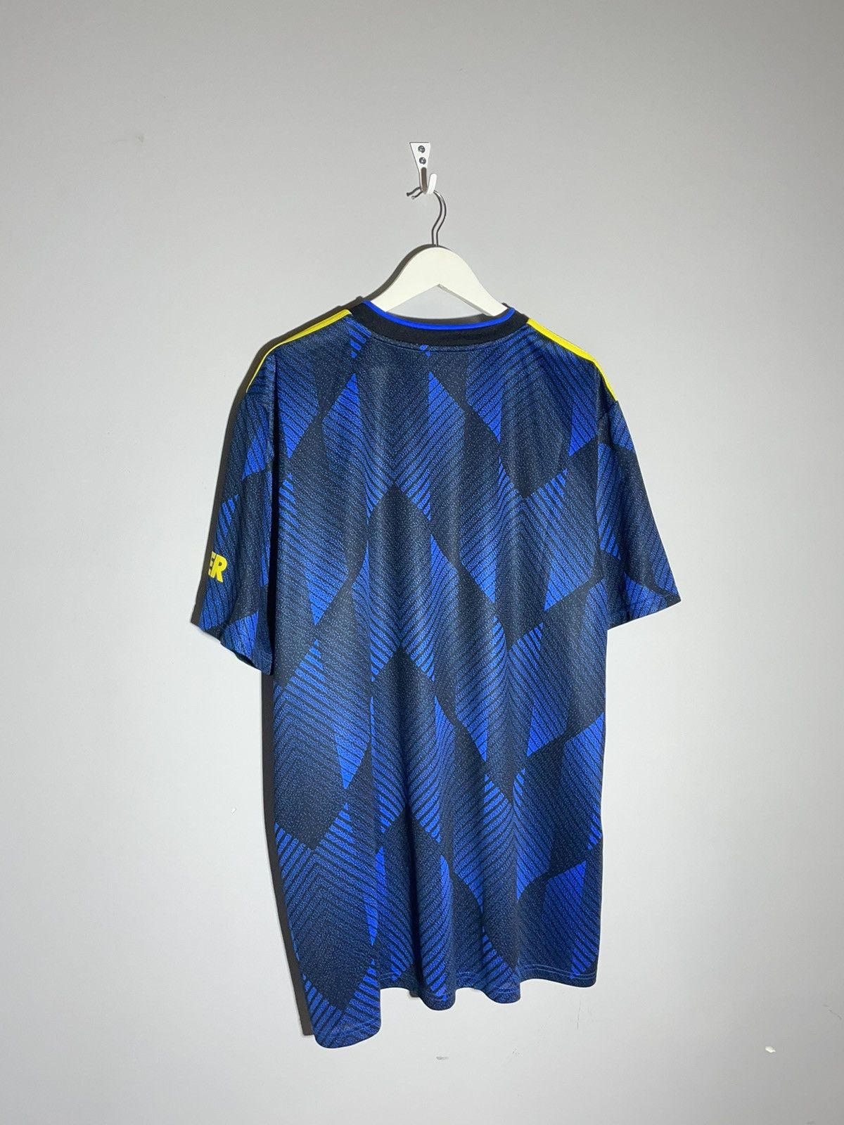Adidas Manchester United 2021/22 Third Y2k Blokecore Football Shirt Size US XXL / EU 58 / 5 - 8 Thumbnail