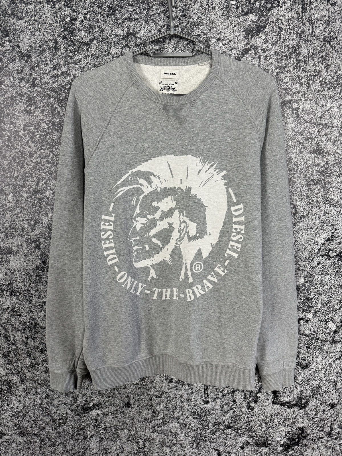Diesel Diesel Trade Mark Crewneck Sweatshirt Big Logo Pullover XL Size US XL / EU 56 / 4 - 1 Thumbnail