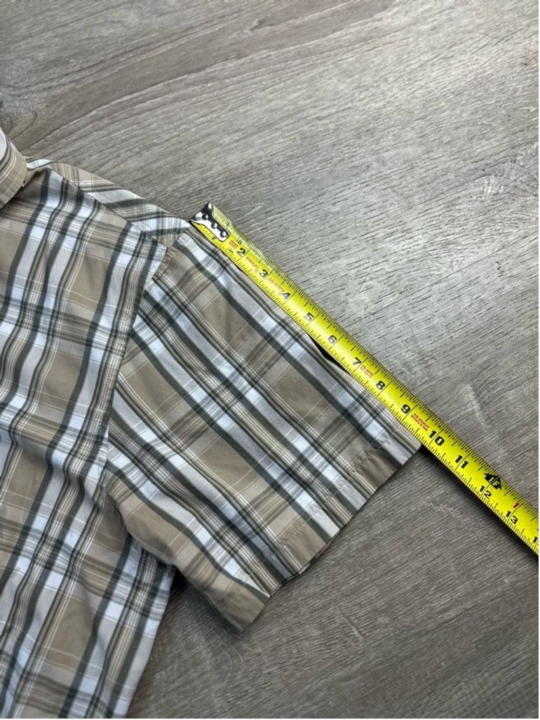 Oakley Vintage Oakley Plaid Button Down Shirt XL Beige Size US XL / EU 56 / 4 - 7 Thumbnail