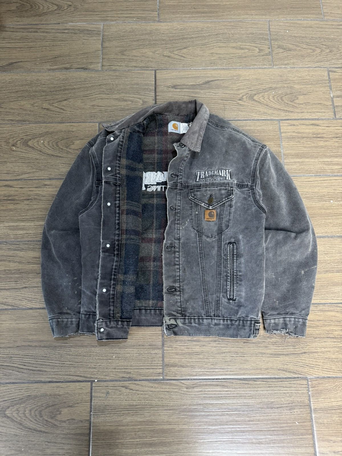 Carhartt Rare Carhartt Trucker Jacket J10 ONX 1999 Size US M / EU 48-50 / 2 - 2 Thumbnail