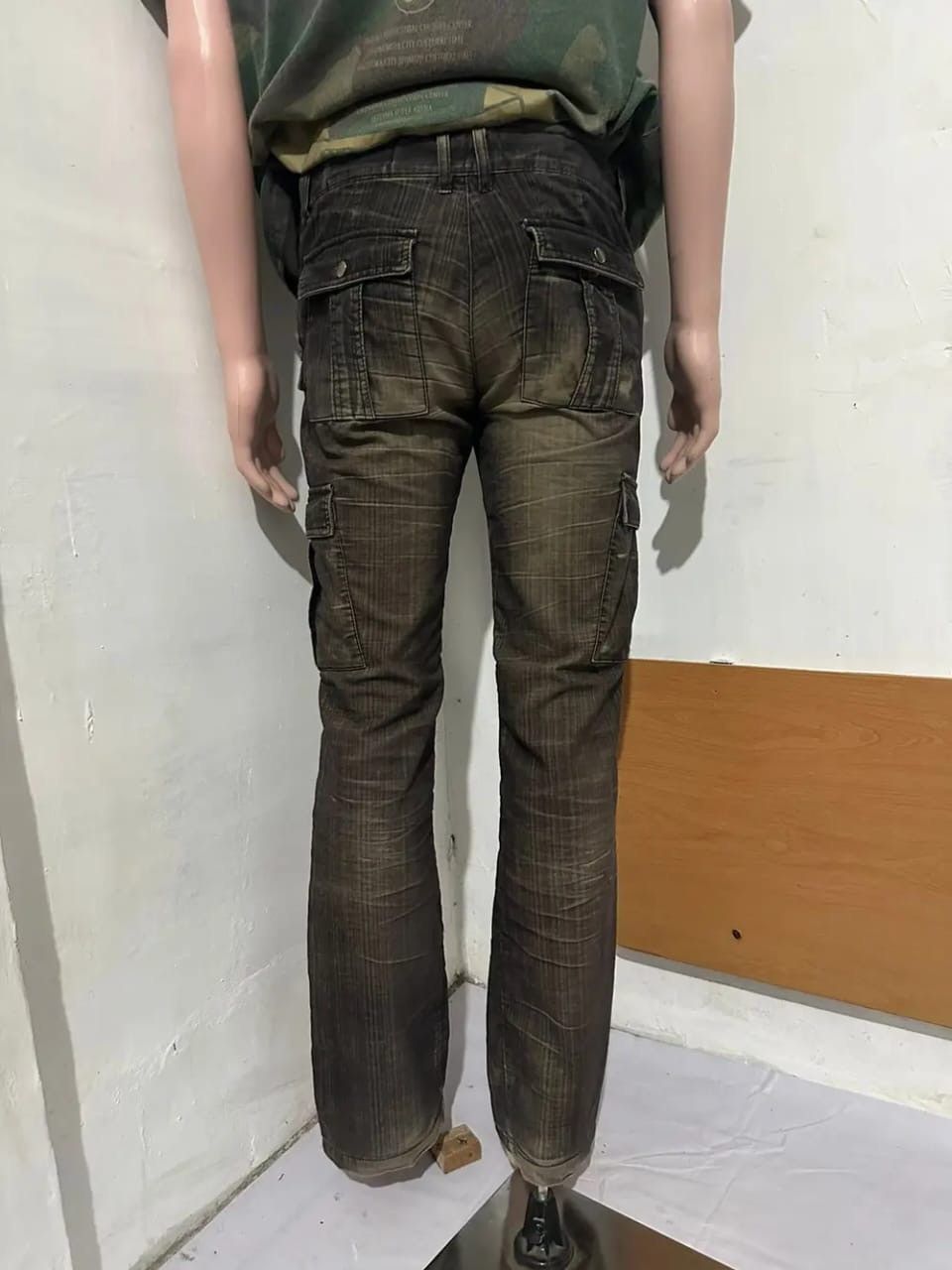 semanticdesign Semantic Design Multipocket Pants Beautiful Mud Colour Size US 29 - 3 Thumbnail