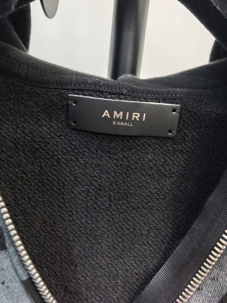 Amiri Amiri black hooded sweatshirt-2506 Size US XS / EU 42 / 0 - 3 Thumbnail