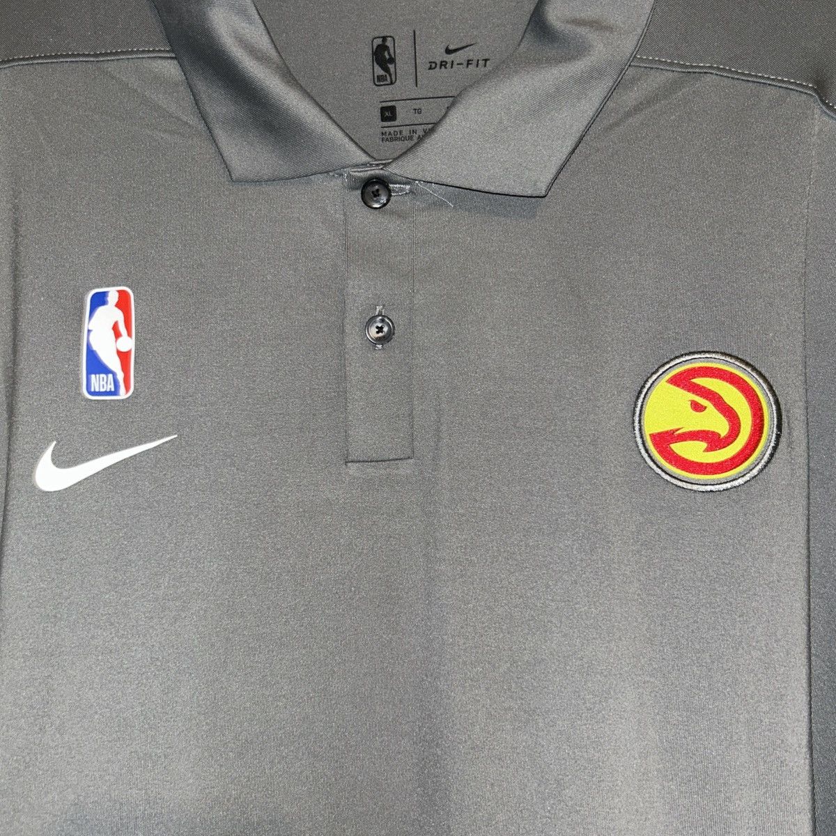 Nike Atlanta hawks polo Size US XL / EU 56 / 4 - 3 Thumbnail