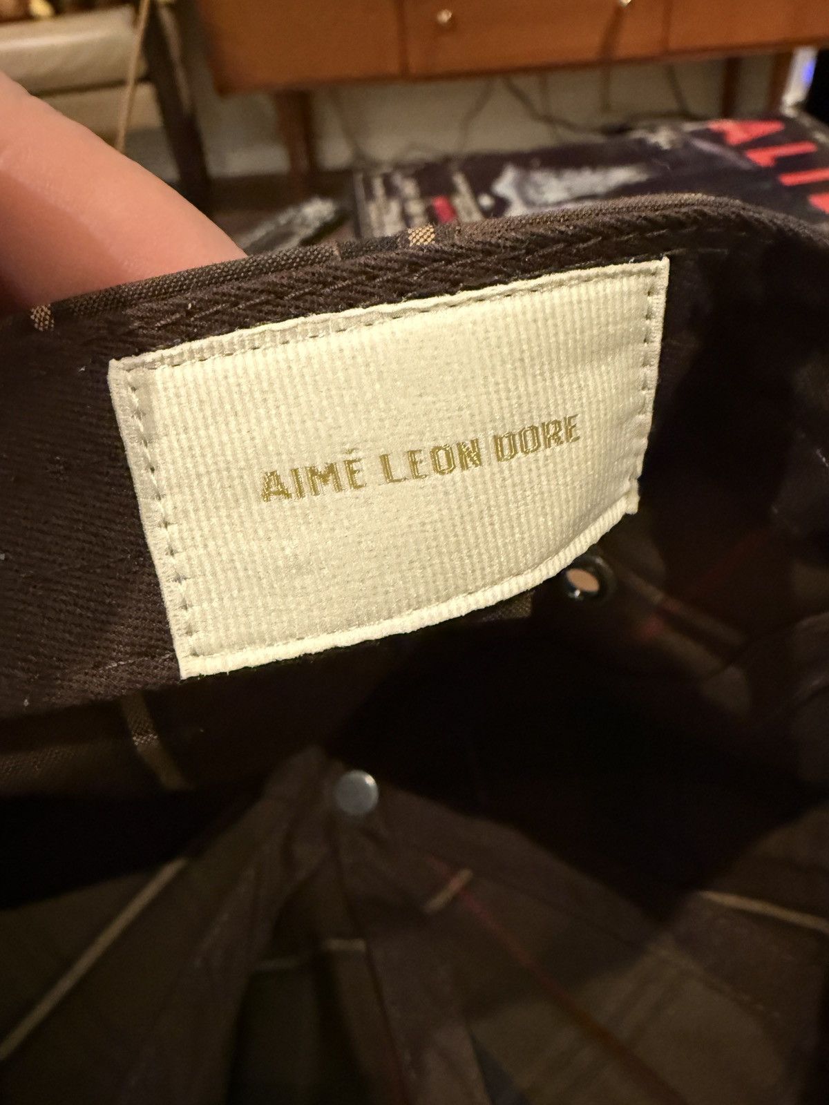 Aime Leon Dore Aime Leon Dore Leather Patch Cap Size ONE SIZE - 5 Thumbnail