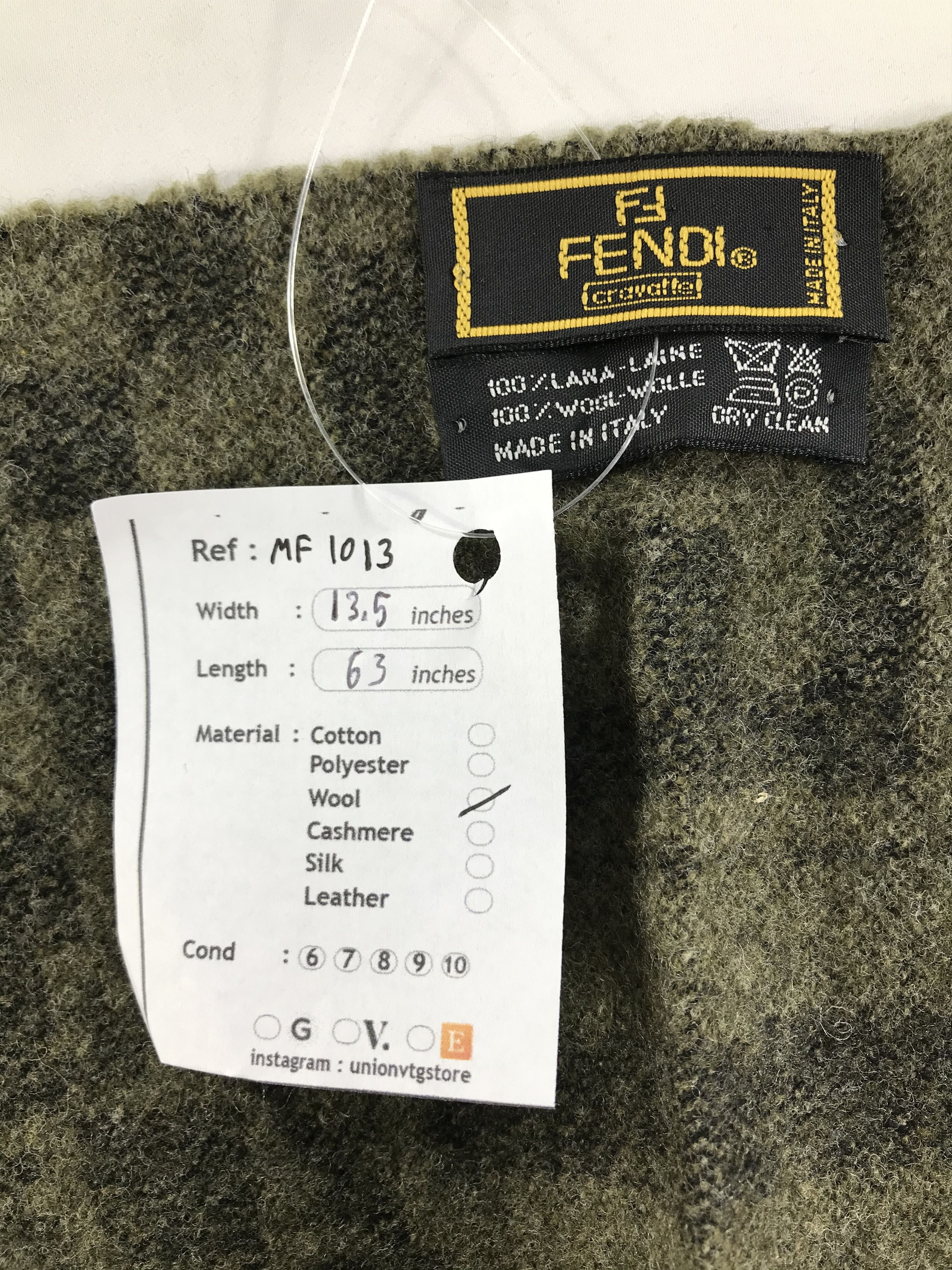 Fendi Vintage Fendi Scarf/Muffler/Neckwear MF1013 Size ONE SIZE - 4 Thumbnail