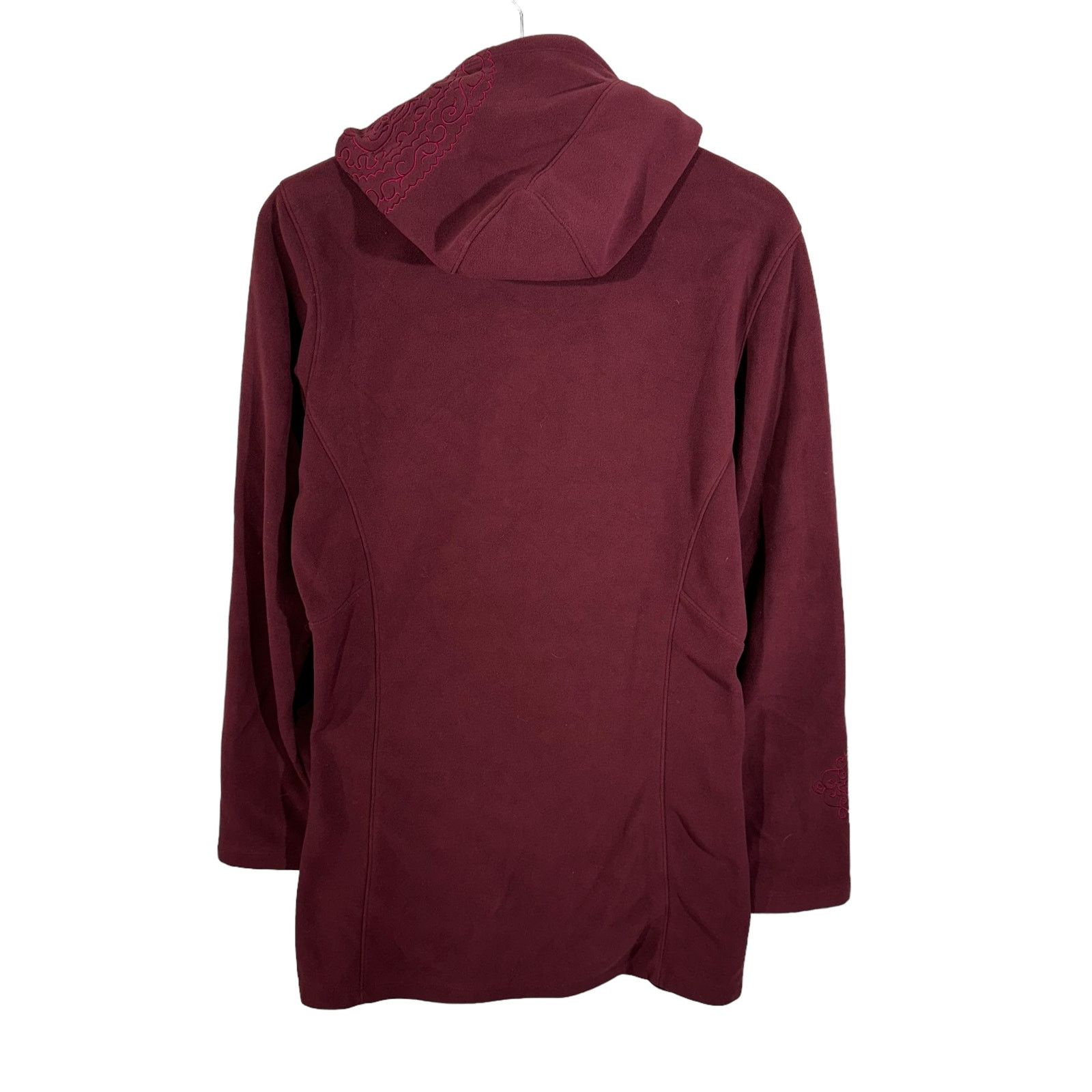 Athleta Women's Athleta Athletic Full Zip Hooded Fleece Size L / US 10 / IT 46 - 5 Thumbnail