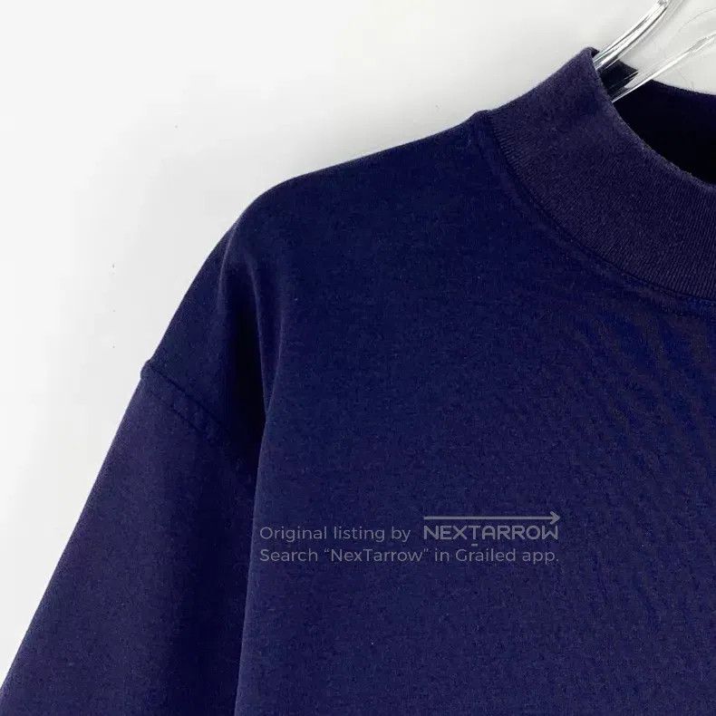 Hermes Hermes Dark Blue Lock Stitch Printed Cotton Crew Neck Shor Size S / US 4 / IT 40 - 3 Thumbnail
