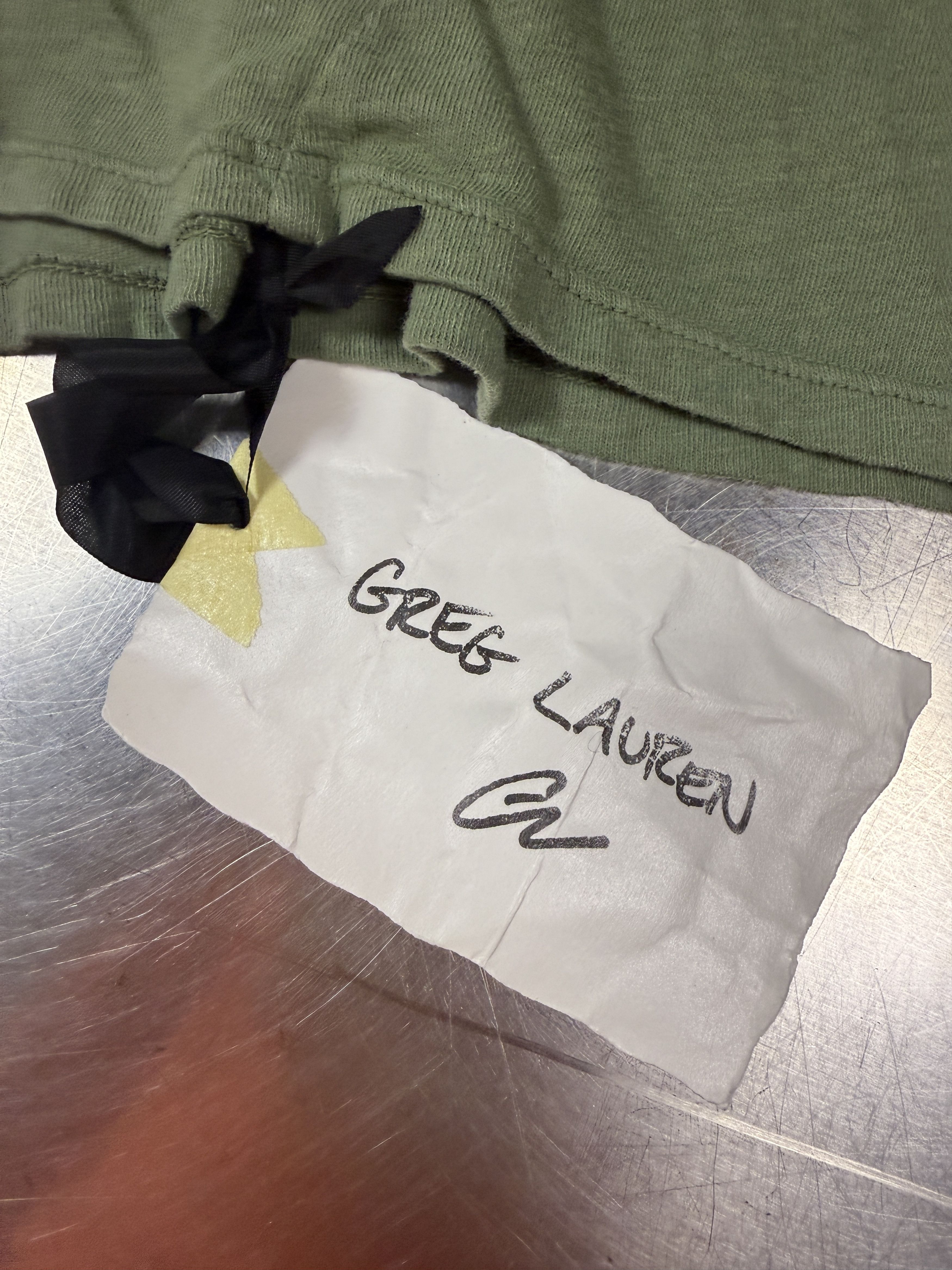 Greg Lauren Greg Lauren Short Sleeve Logo Crew Neck Tee Size US M / EU 48-50 / 2 - 5 Thumbnail