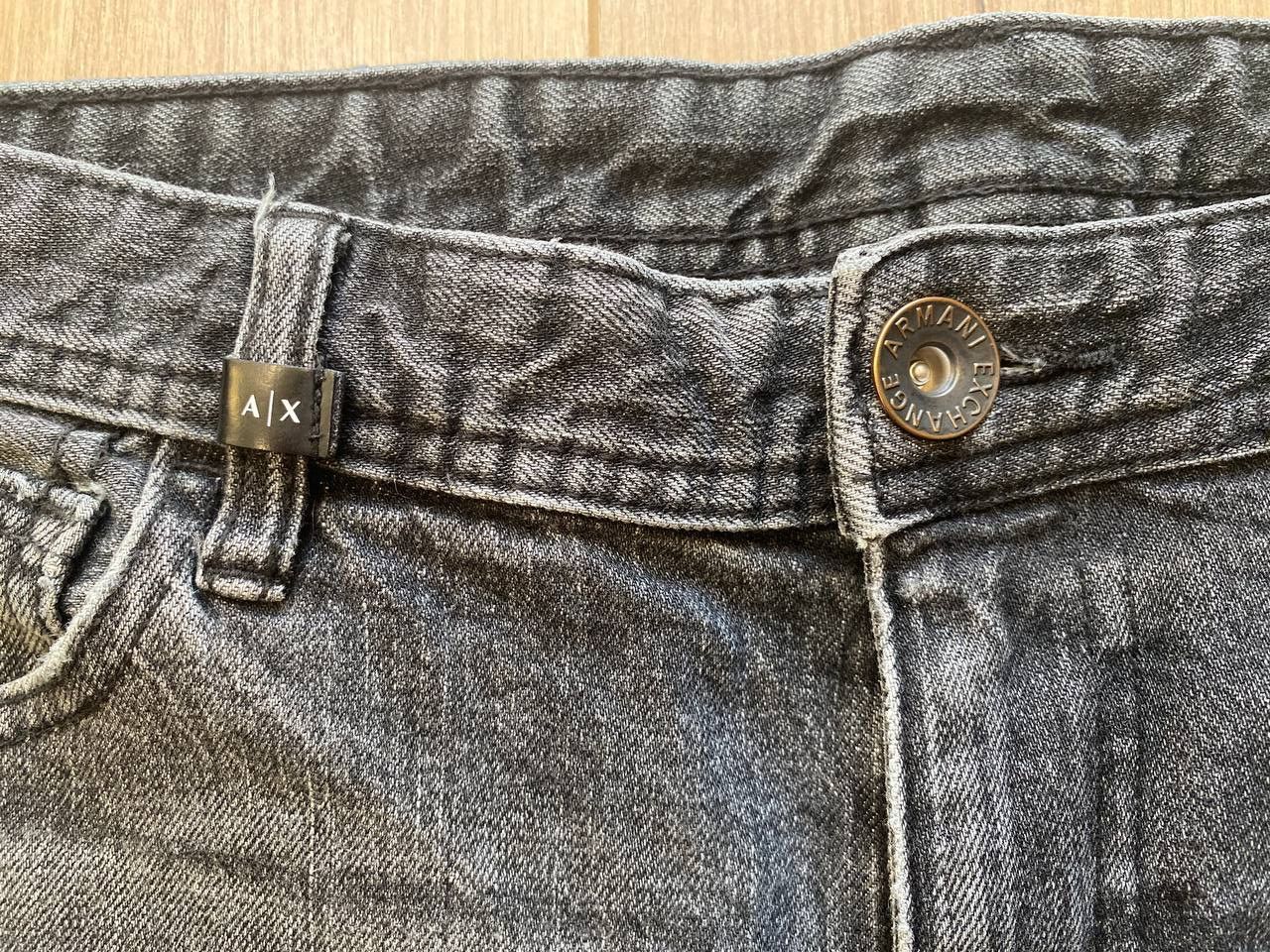 Armani Exchange Armani Exchange Skinny J14 Jeans 33 Washed Black Size US 33 - 2 Thumbnail