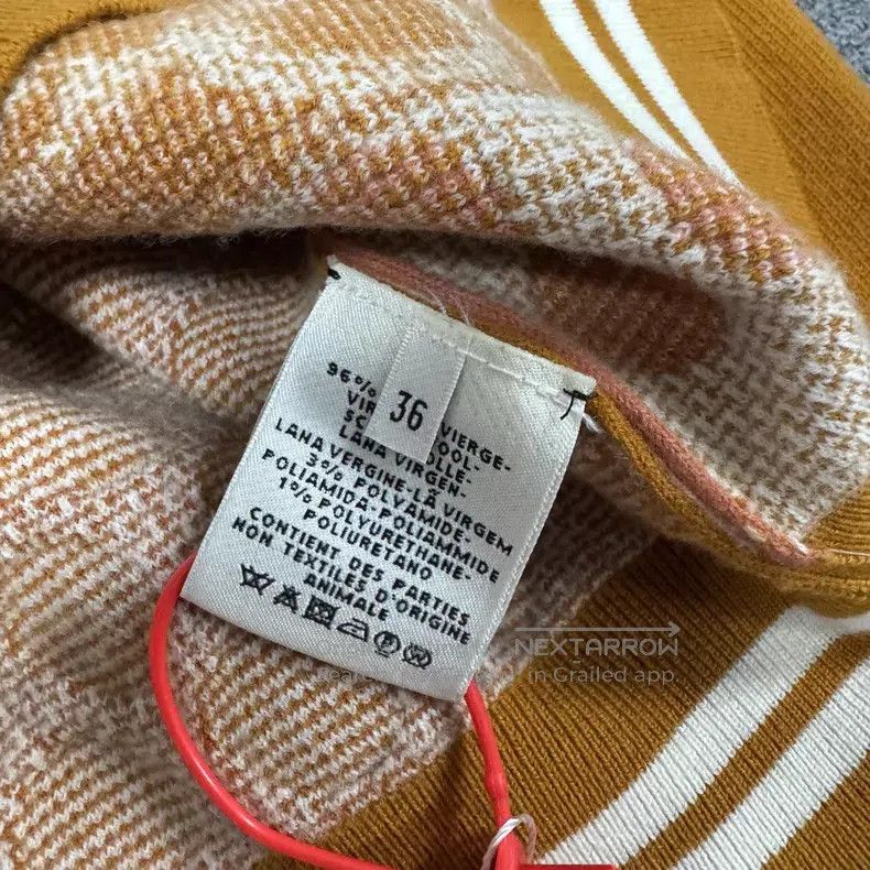 Hermes Hermes Horse-bit Polka Dot Jacquard V-neck Knit Cardigan Size XS / US 0-2 / IT 36-38 - 7 Thumbnail