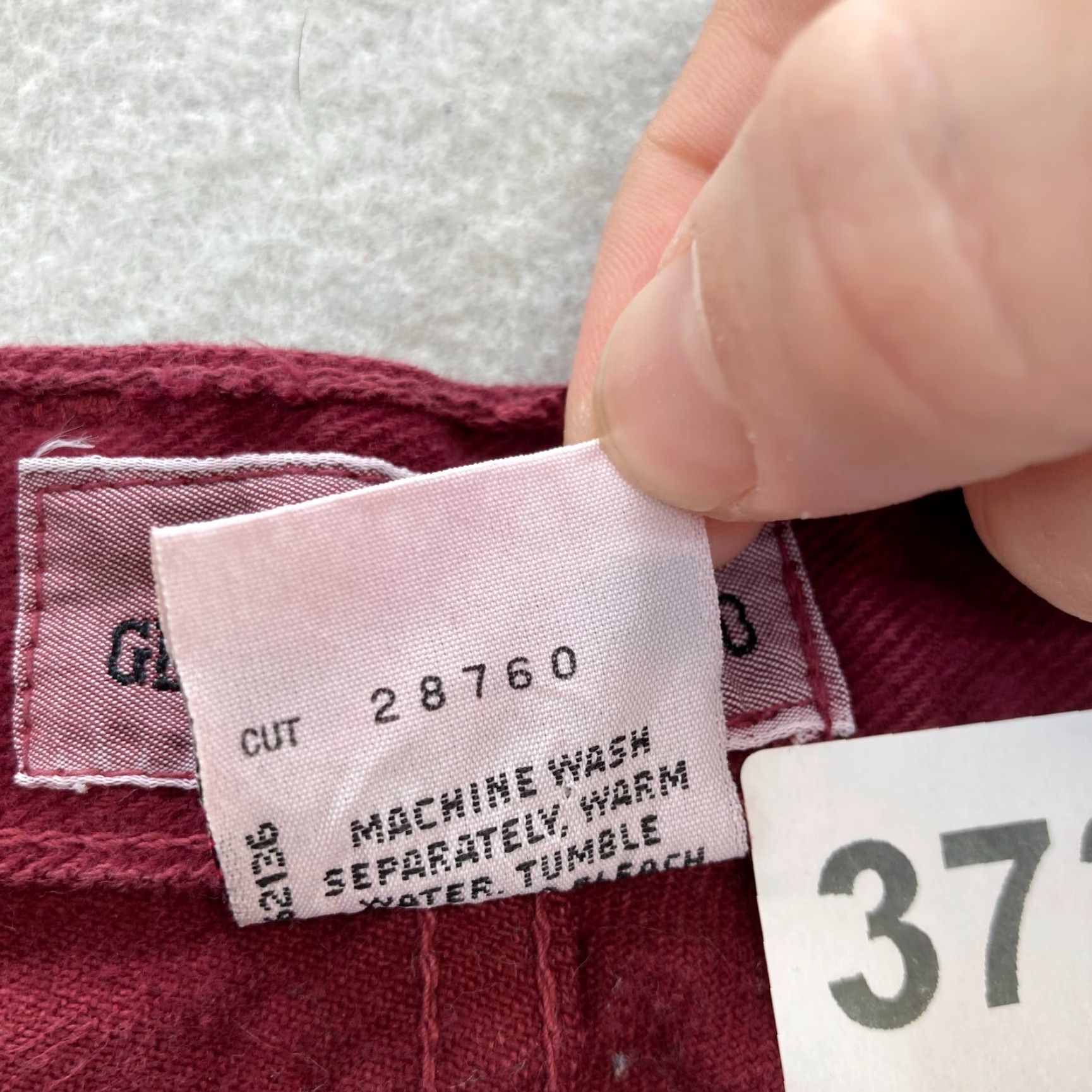 Guess VINTAGE GUESS Jeans Women's 28 Red Denim Tapered USA Hip Hop Georges Marciano 5-Pocket Design Size 28" / US 6 / IT 42 - 5 Thumbnail