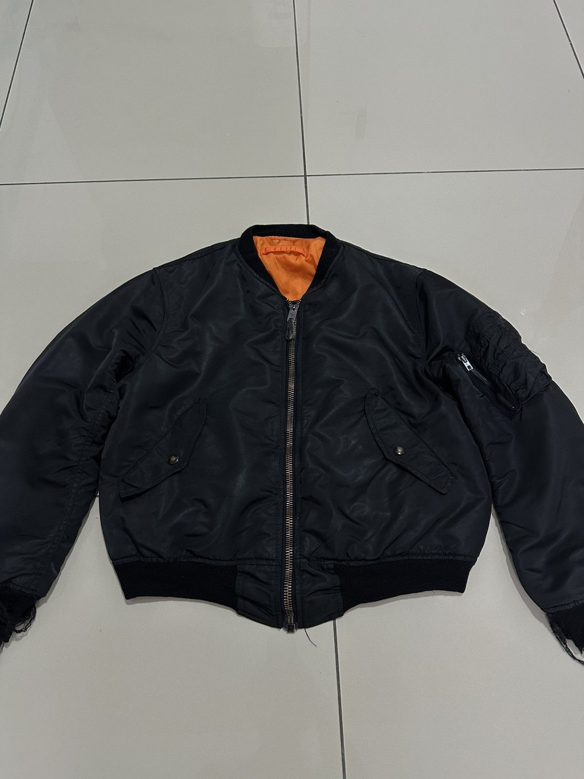 Vintage Vintage MA-1 Flight Jacket Teesar industries Inc Made in USA Size US M / EU 48-50 / 2 - 4 Thumbnail