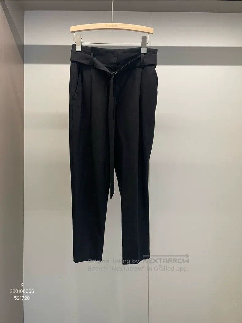 Brunello Cucinelli Brunello Cucinelli Black New Wool Long Trousers Size 24" / US 00 / IT 34 - 1 Thumbnail