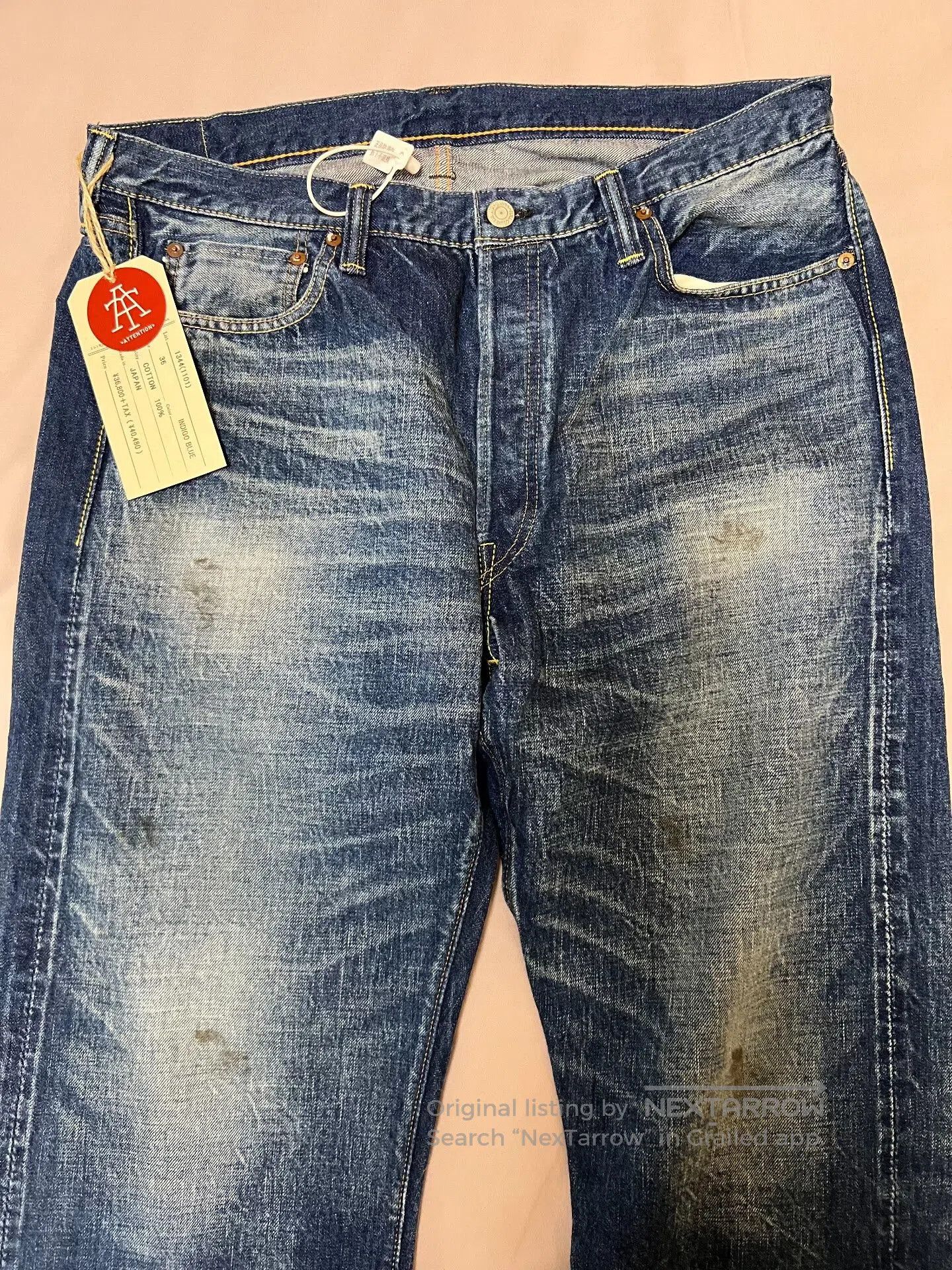 Full Count & Co. Full Count Original Straight Denim Jeans. Size US 32 / EU 48 - 1 Thumbnail