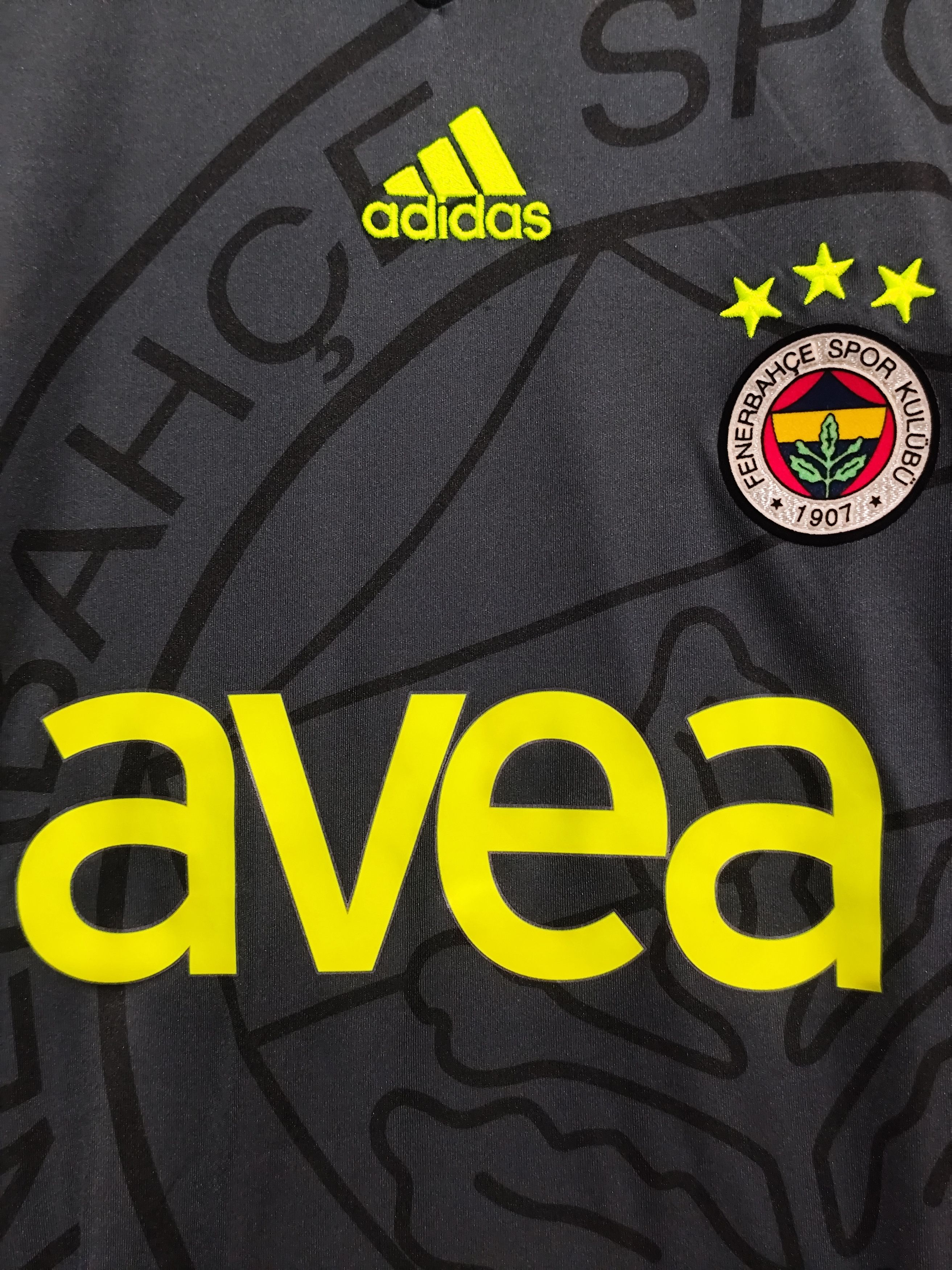 Adidas Adidas x Fenerbahce 2009-10 R. Carlos #3 Third Jersey Size US XL / EU 56 / 4 - 6 Thumbnail
