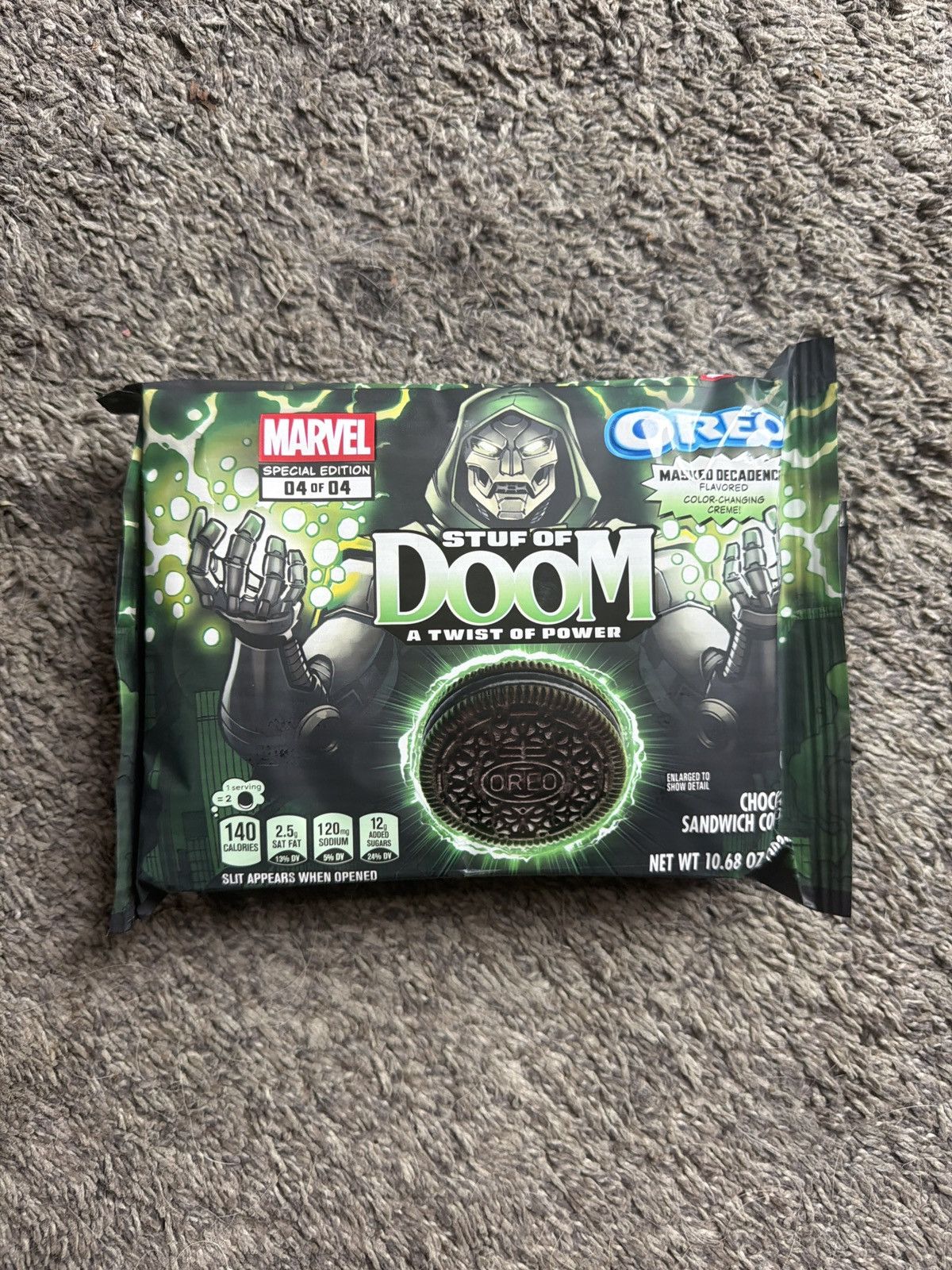 Marvel Comics Marvel Oreo Stuf Of Doom Special Edition Sandwich Cookies Size ONE SIZE - 1 Thumbnail