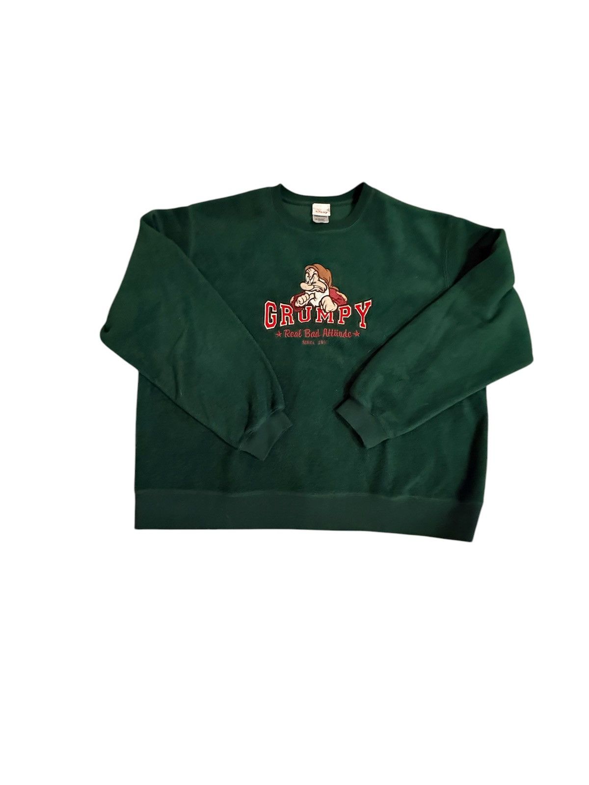 Disney × Vintage Vtg Disney Grumpy Sweatshirt Size US XXL / EU 58 / 5 - 1 Thumbnail