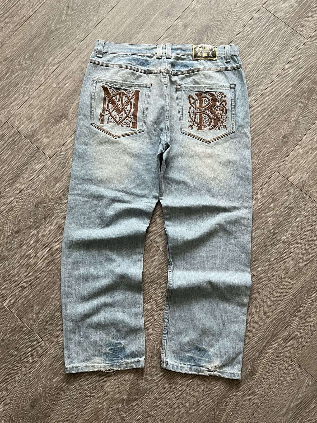 Makaveli Vintage 2PAC Makaveli Baggy Jeans Pants Size US 38 / EU 54 - 1 Thumbnail